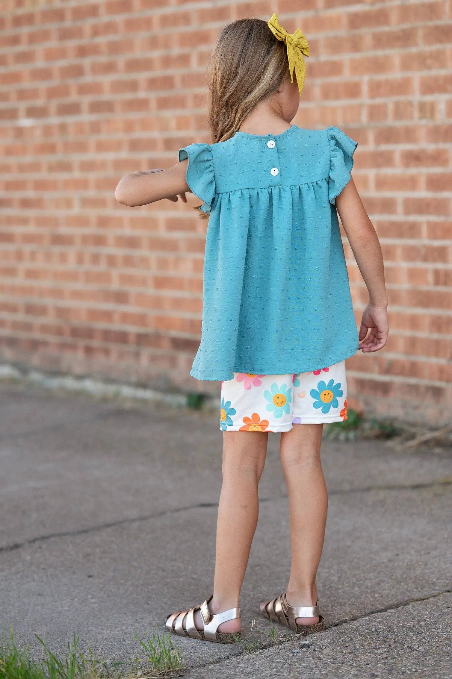Adorable Sweetness The Retro Flower Power Cutie Set - Outfit Sets