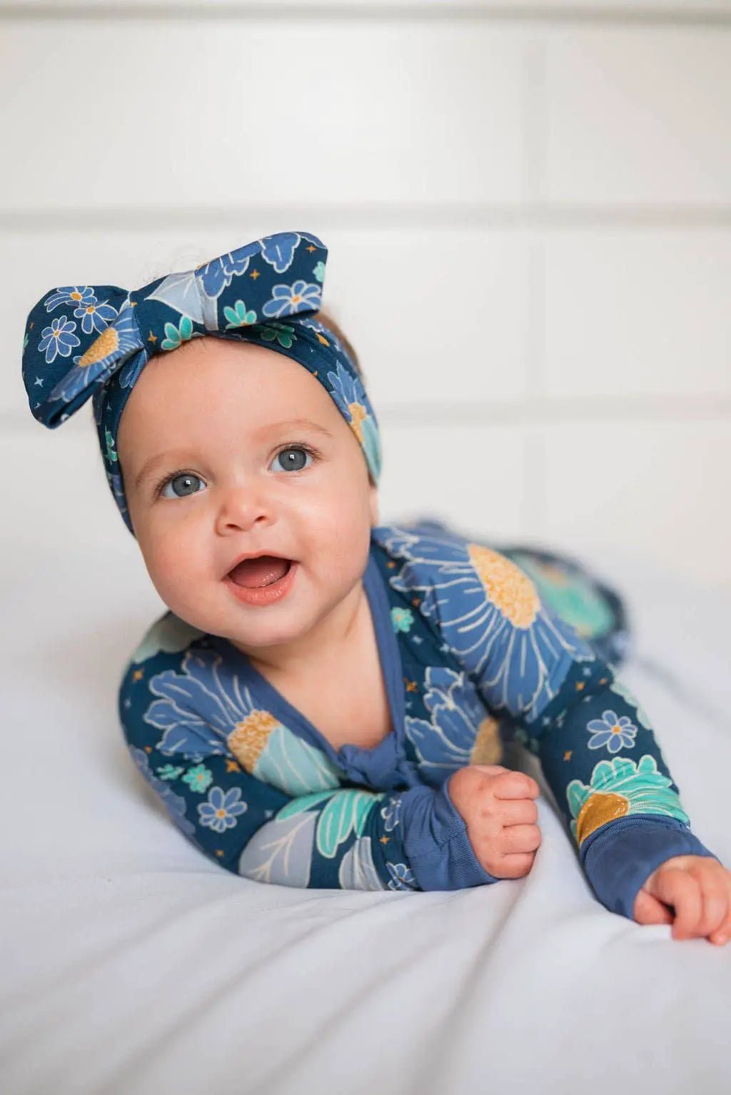 Jammie Session formerly Big Dreams Little Jammies Bluepsie Daisy Romper - Baby One-Pieces