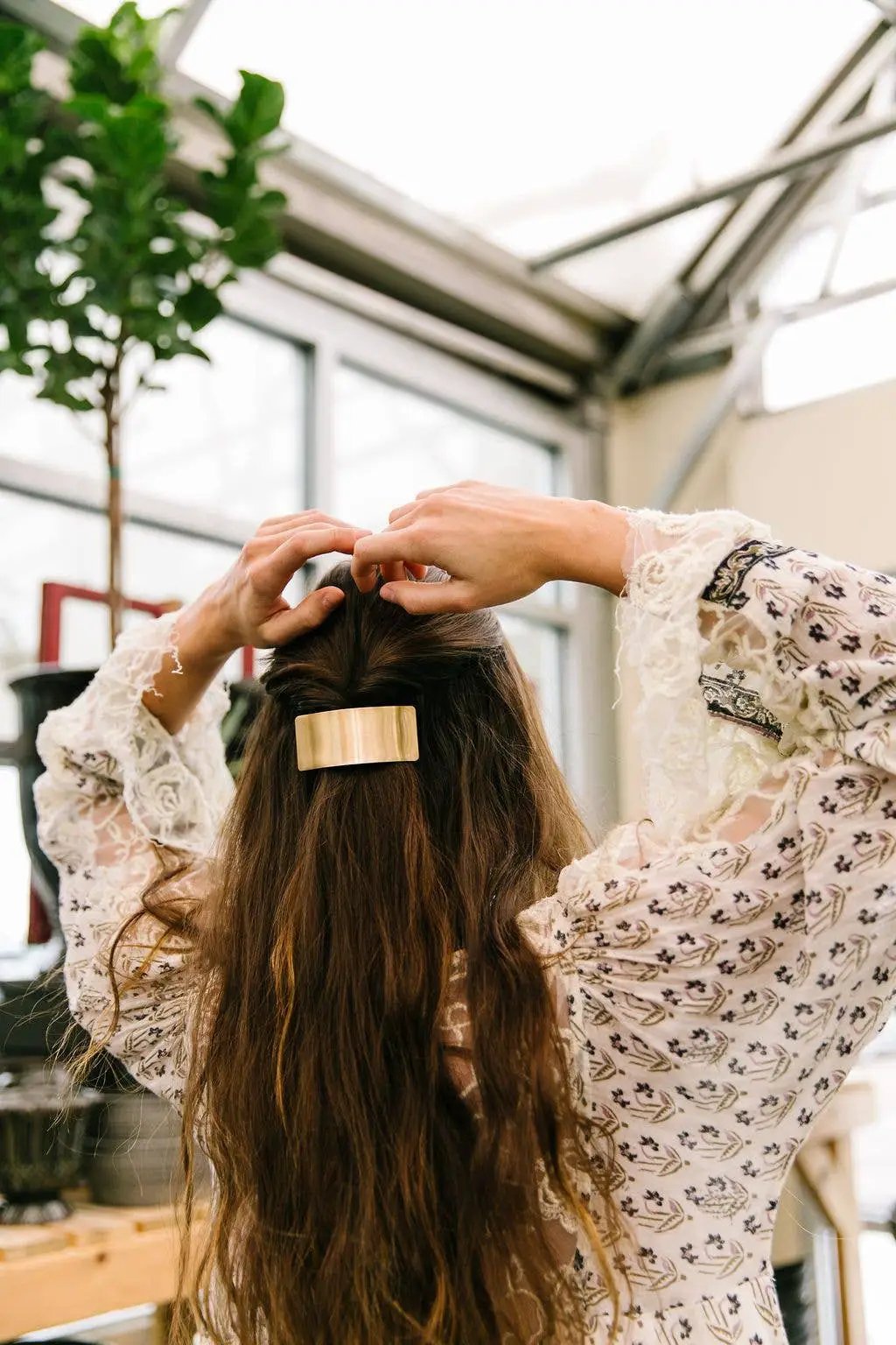 Shop ANDi Gold Bar Clip - Hair Pins, Claws & Clips
