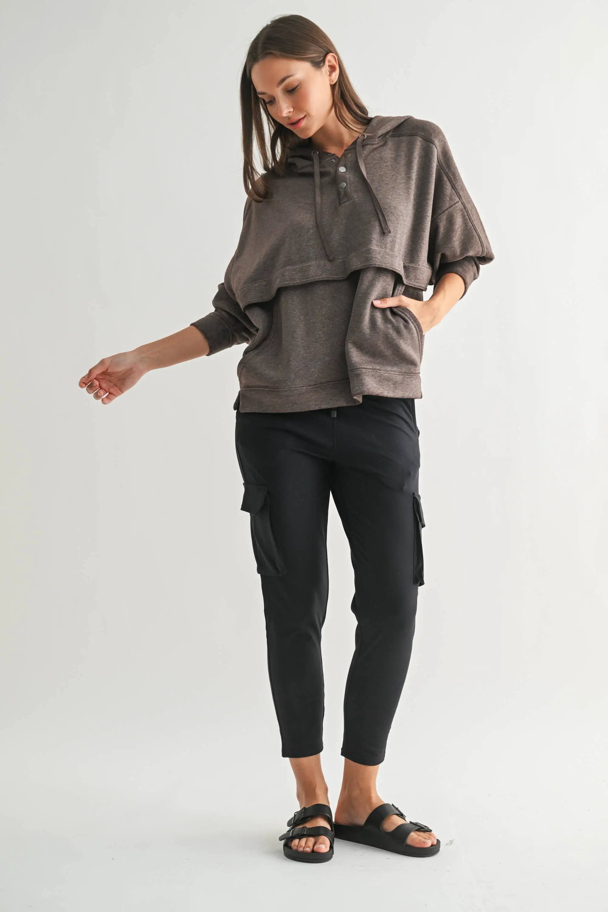 Mono B Mono B - Venice CoreFlow Slim Fit Cargo Jogger - Joggers Mono B - Venice CoreFlow Slim Fit Cargo Jogger