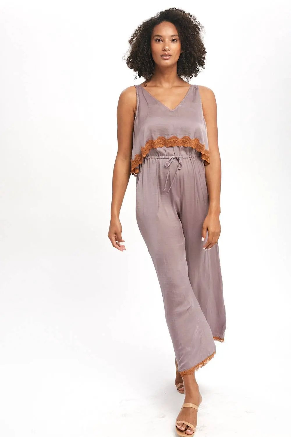 Mystree The Lace Edge Jumpsuit - One-Pieces