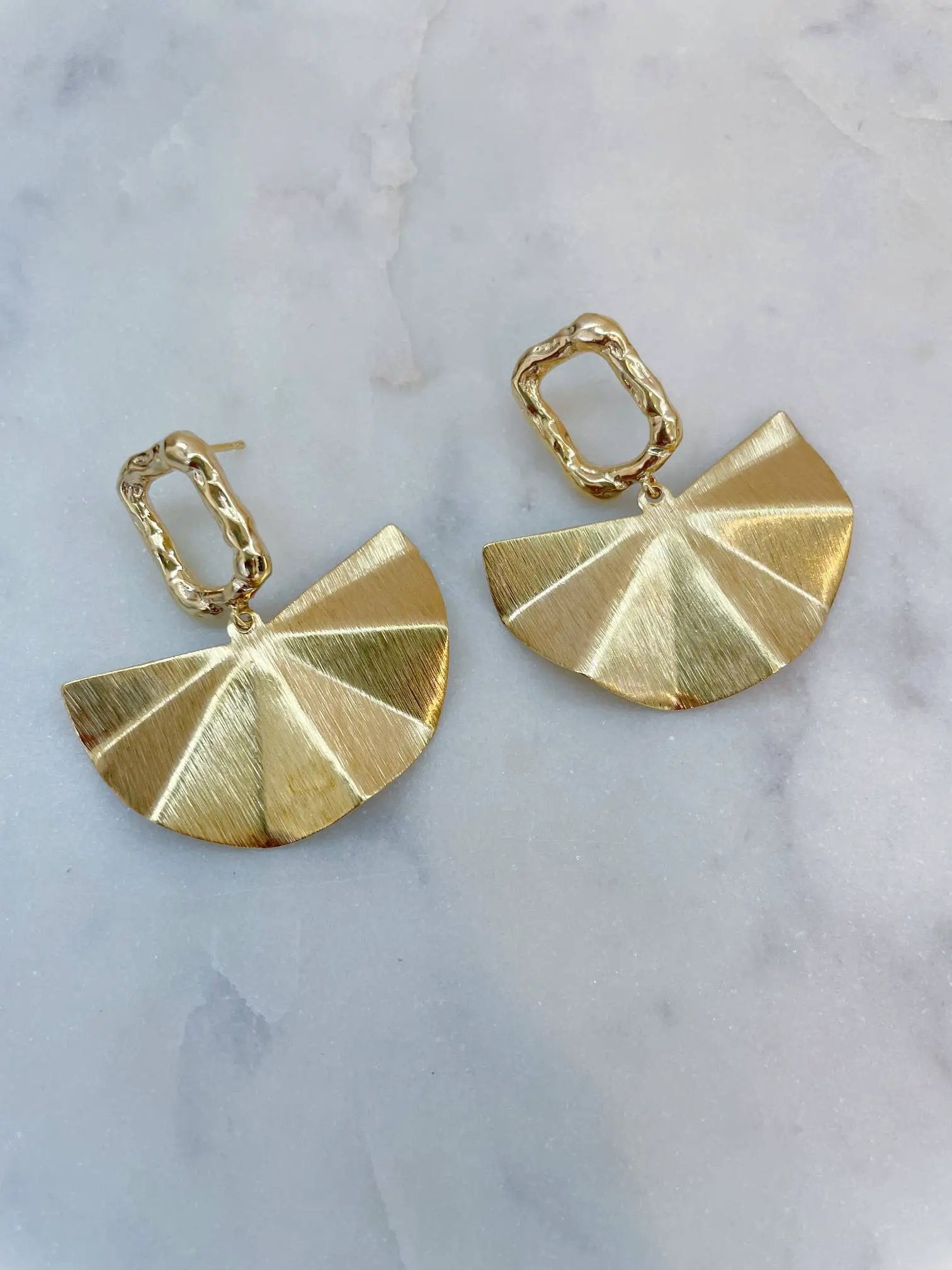 Laalee Jewelry Golden Gala Statement Earrings - Earrings