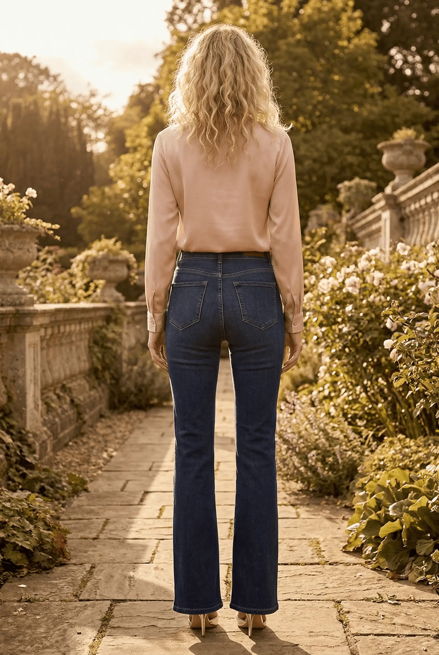 ARTEMIS VINTAGE The Artemis "Sculpt & Strut" Tummy Control High Rise Bootcut Jeans - Dark Stone Wash - Jeans jeans