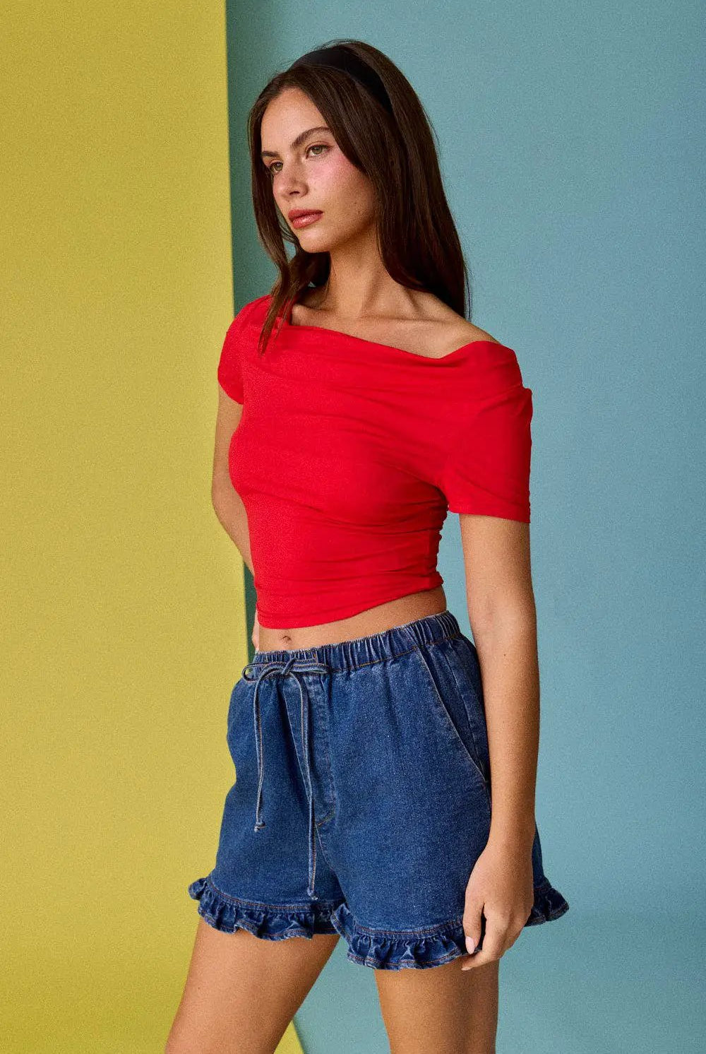 Papermoon The Priscilla Cowl Neck Top - Blouses