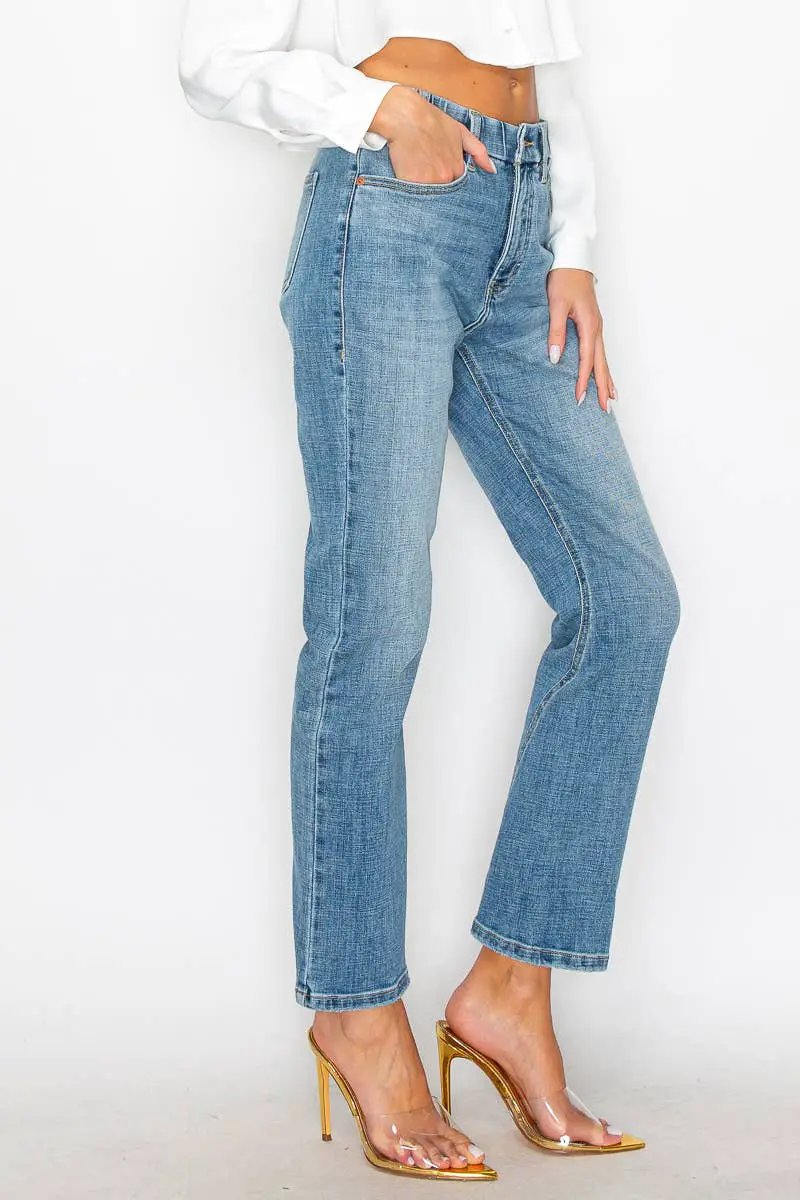 ARTEMIS VINTAGE The Artemis “No Gaps, All Good” High-Rise Tummy Control Straight Jeans - Jeans