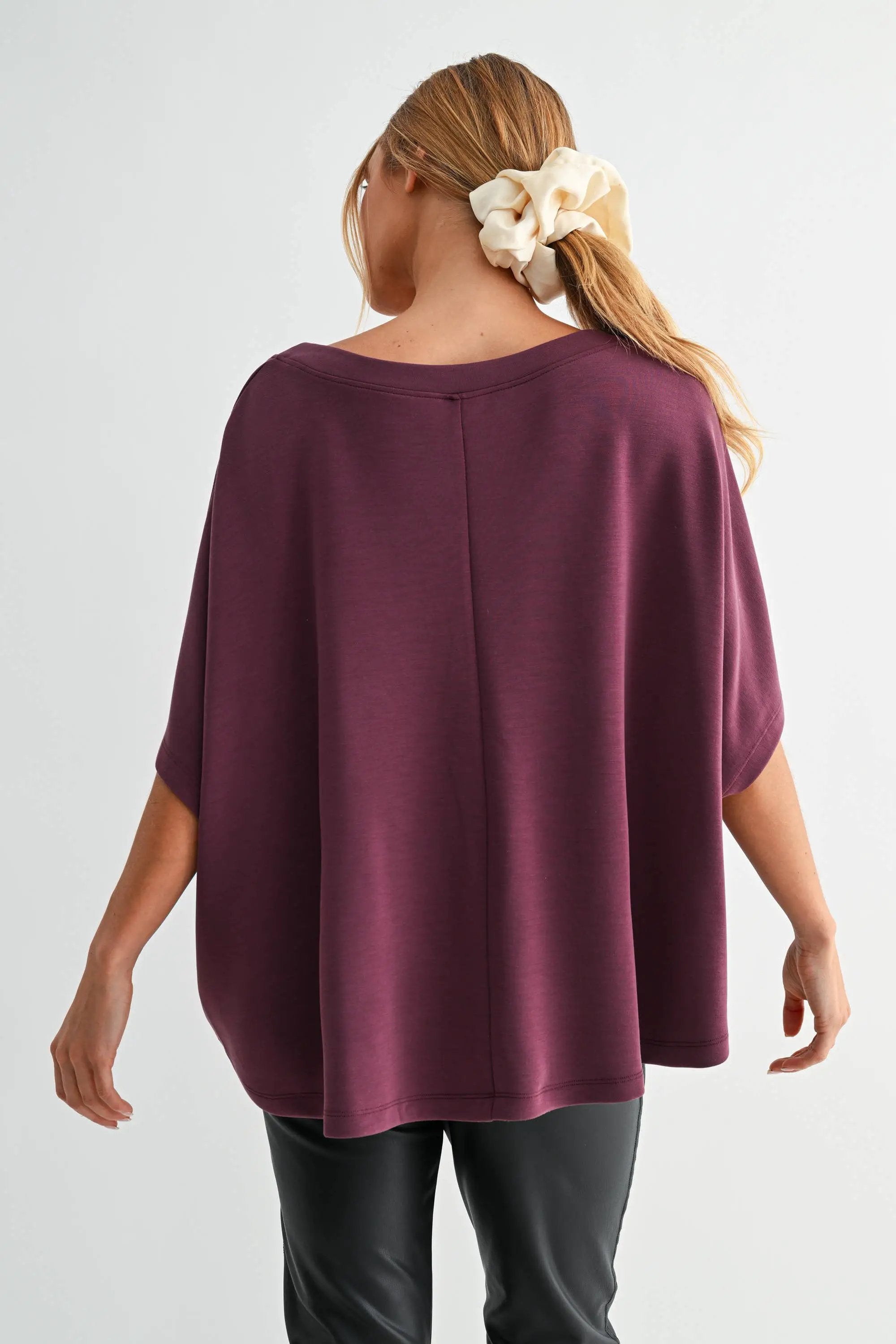 Mono B Mono B - Laguna Boatneck Top - Blouses Mono B - Laguna Boatneck Top