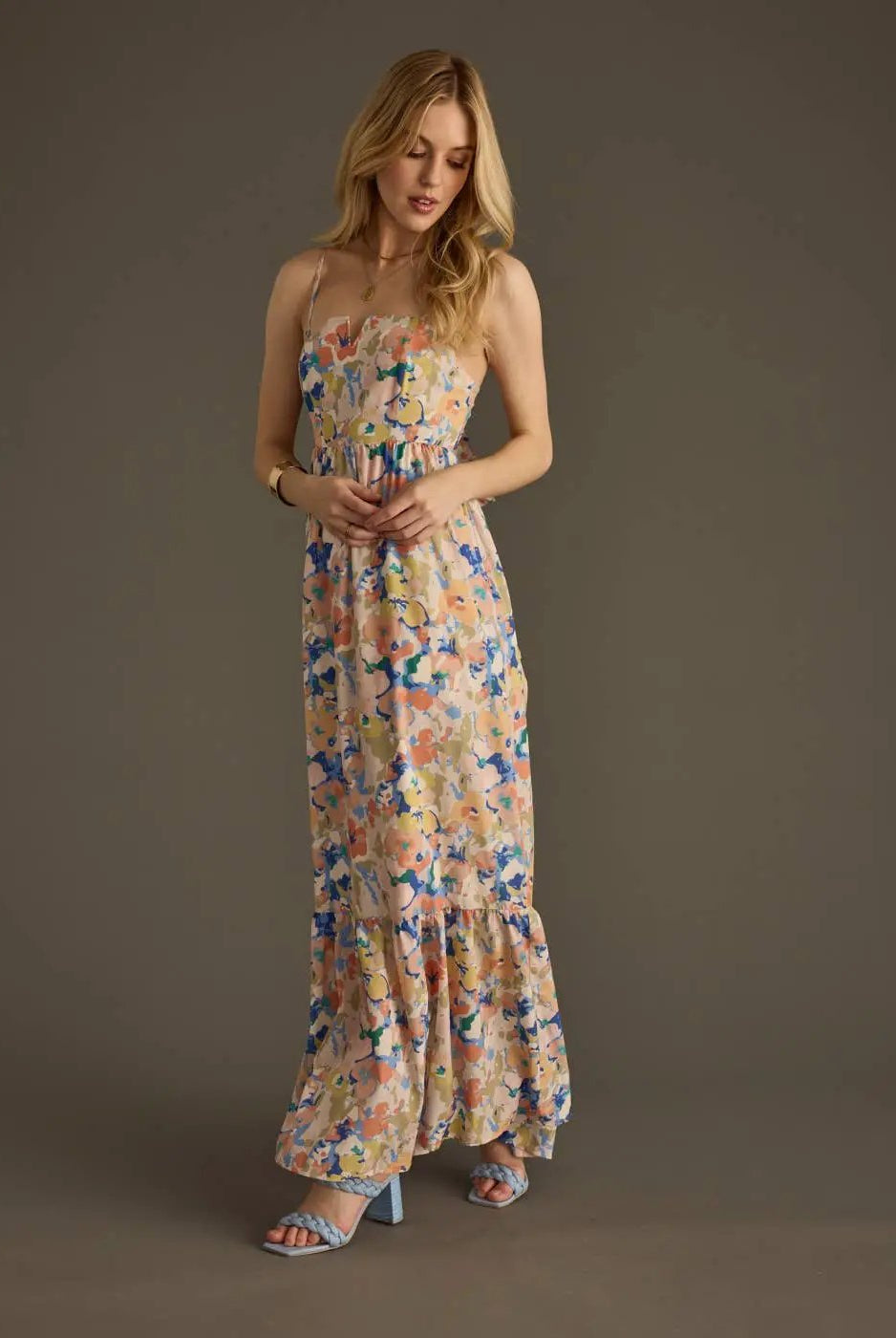 Panache Apparel Co. The Sorbet Floral Maxi Dress - Dresses