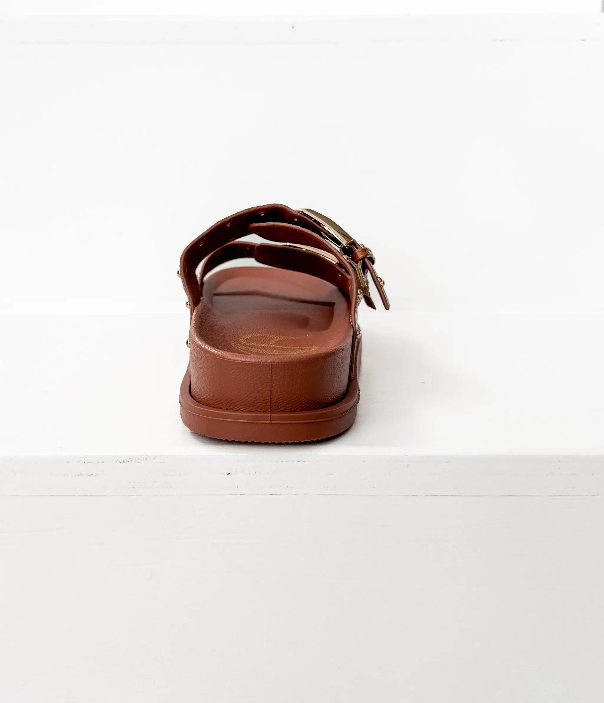 Naughty Monkey The Marigold Sandals: Cognac - Sandals