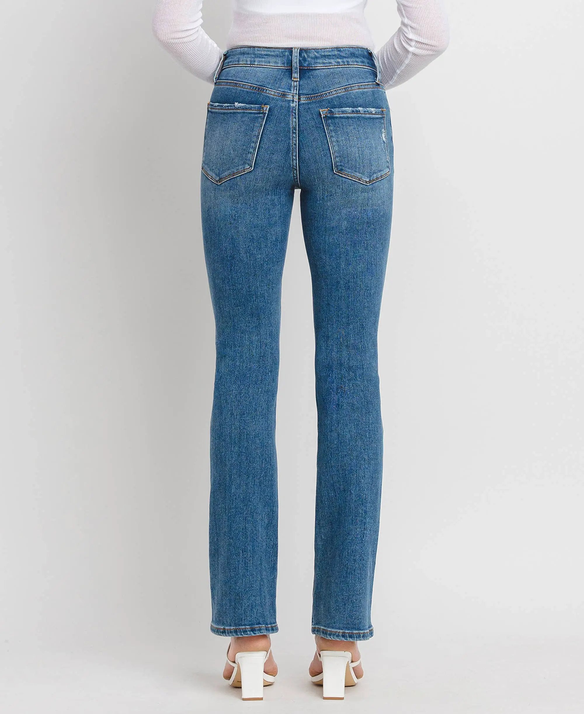 VERVET by FLYING MONKEY VERVET High Rise Bootcut Jeans - Jeans