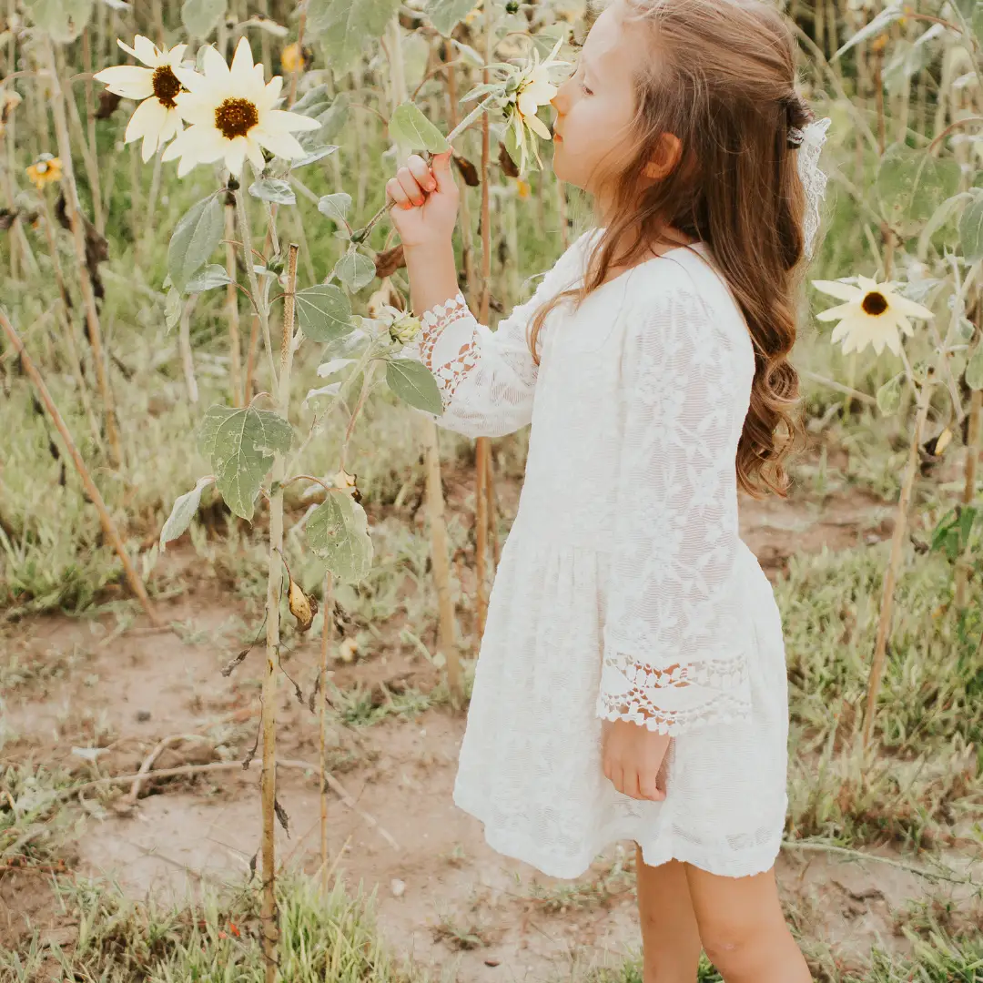 HAHA MAMA Clothing Ivory Lace Mommy & Me Dress - Mini - Baby & Children's Dresses