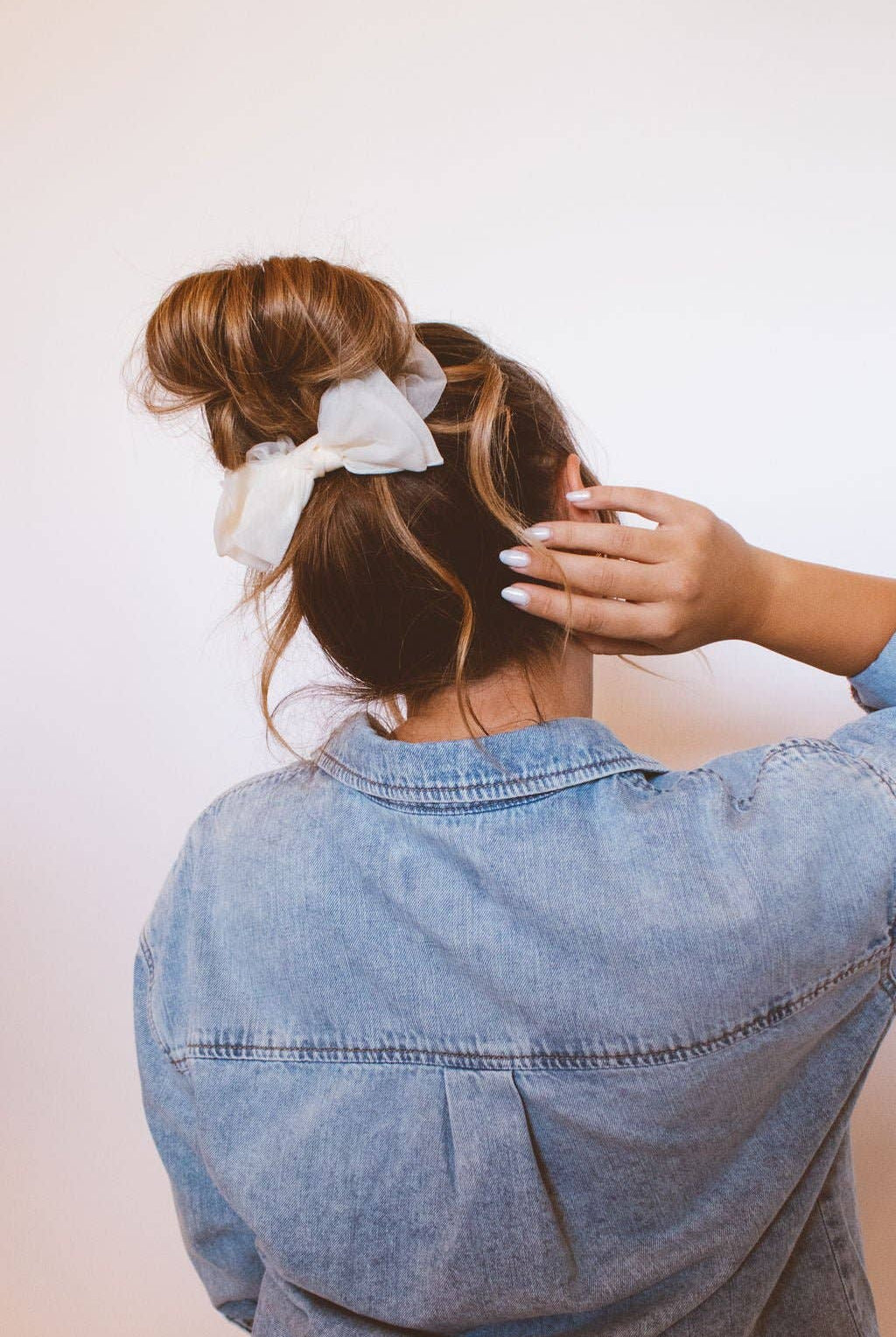 Shop ANDi Perfect Chiffon Bow Scrunchie - Ponytail Holders
