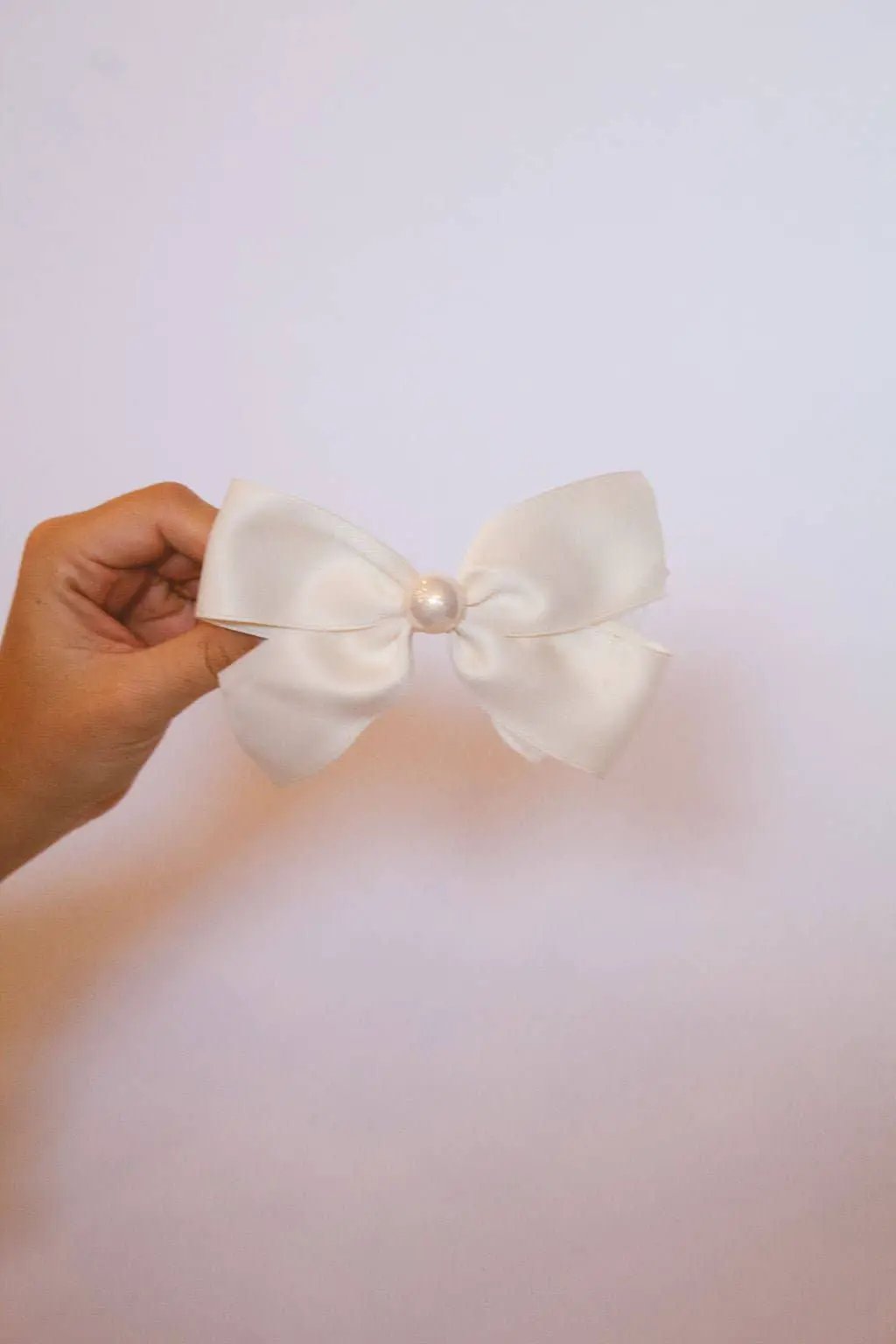 Shop ANDi The Meredith Bow Barrette - Hair Pins, Claws & Clips white hair bow
