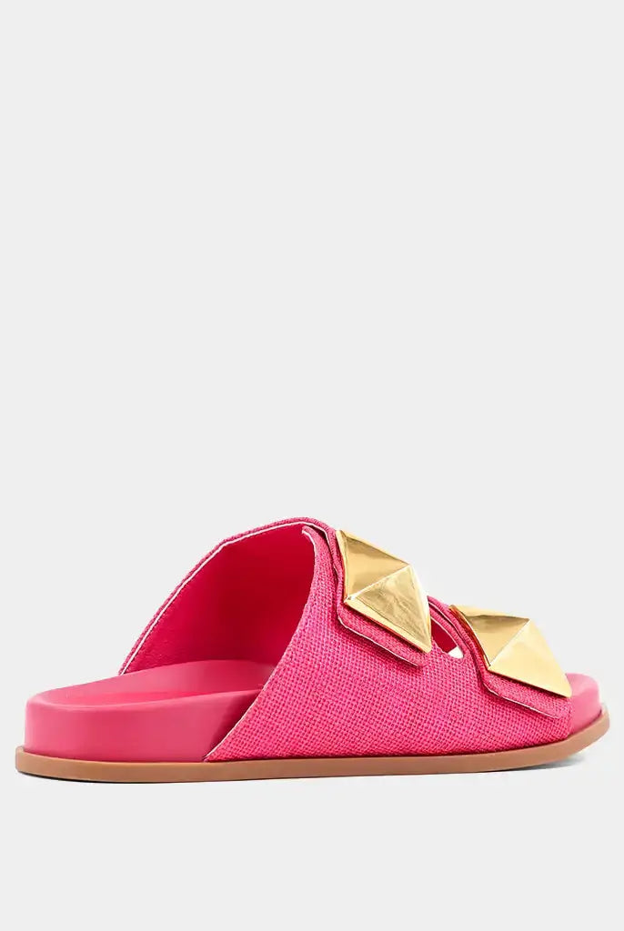 Shu Shop Shu Shop BERNARDA: Woven Fuchsia - Sandals