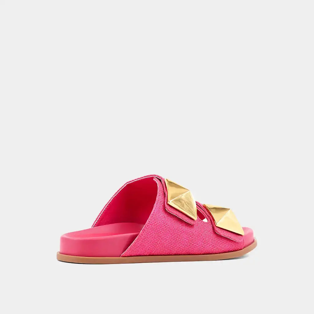 Shu Shop Shu Shop BERNARDA: Woven Fuchsia - Sandals