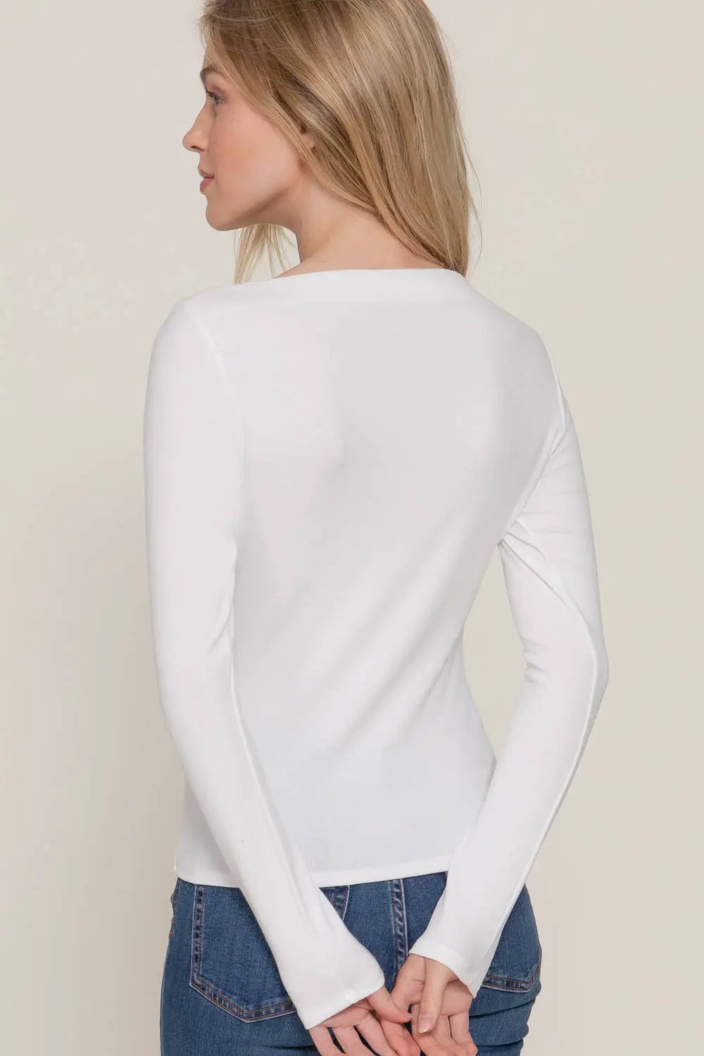 Active Basic | Active USA Chasing Clouds Wide Boat Neck Knit Top - Shirts