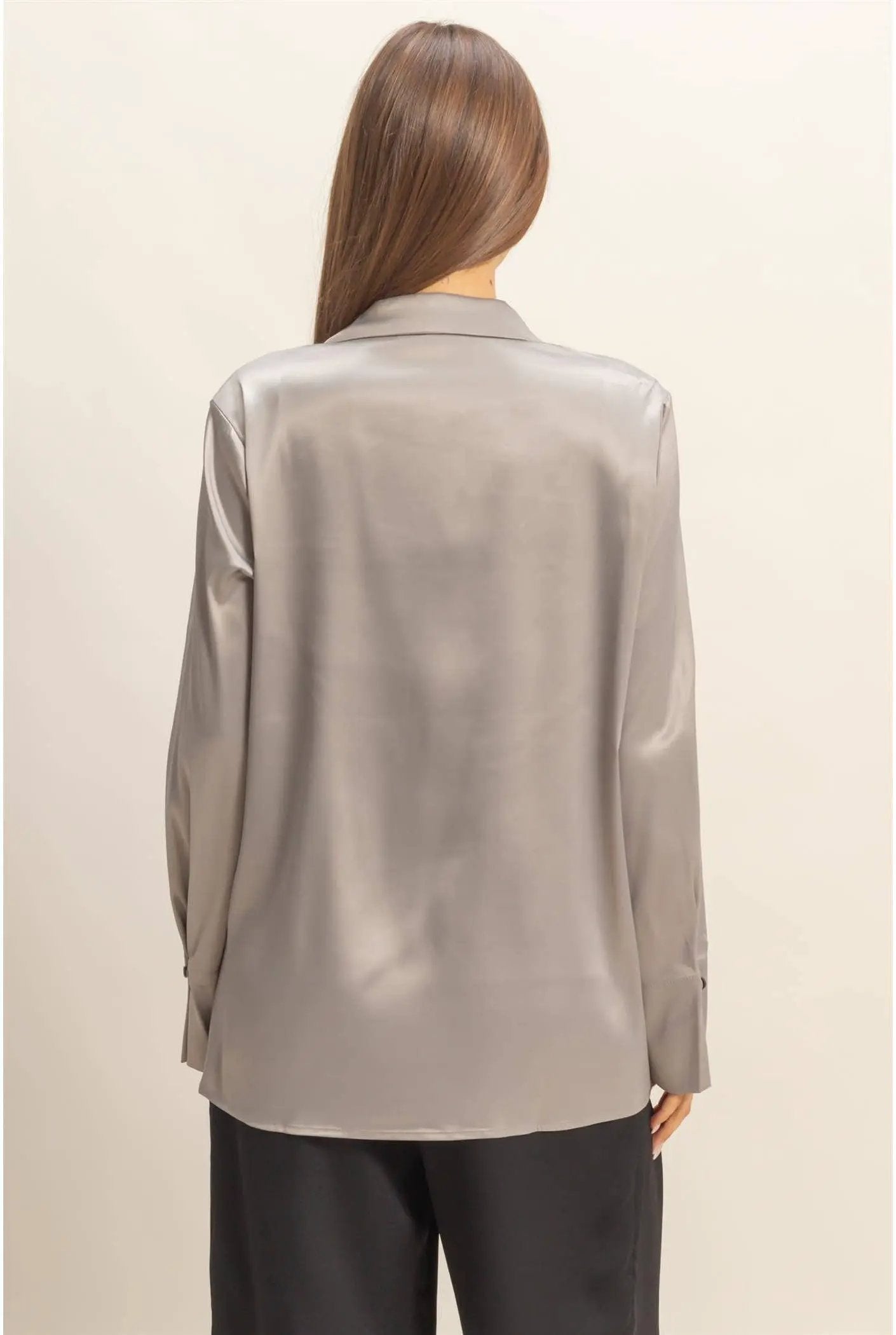 HYFVE HYFVE - Silver Lining Satin Blazer - Coats & Jackets
