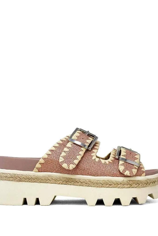 Shu Shop Shu Shop LAURA: Woven Blush - Sandals