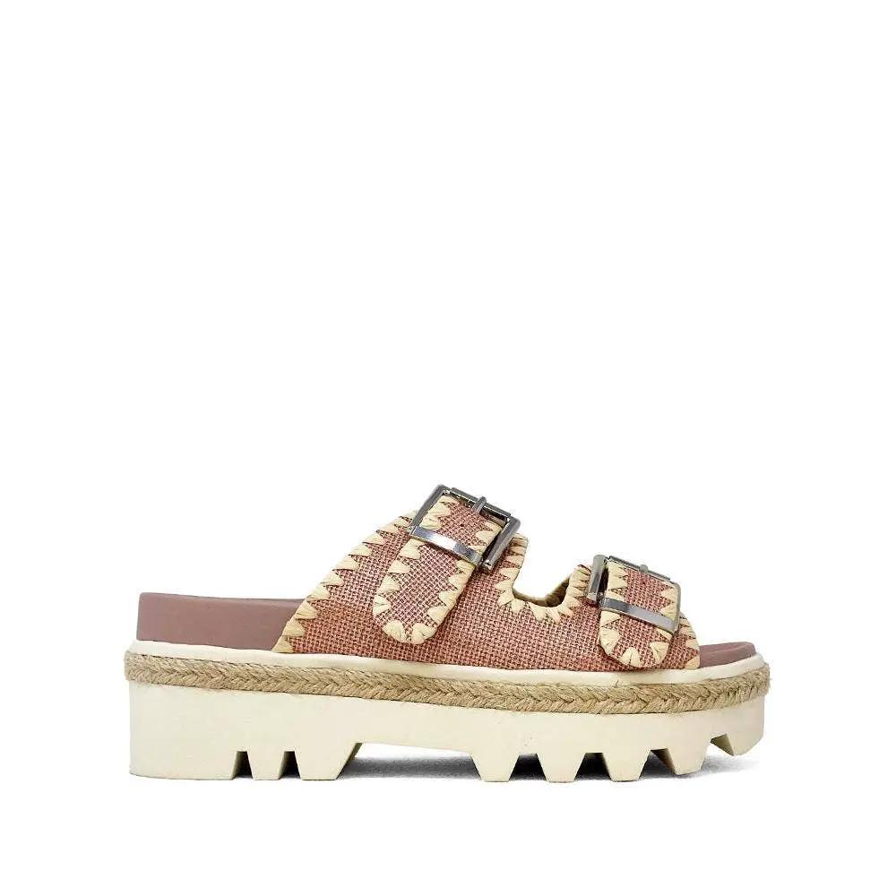 Shu Shop Shu Shop LAURA: Woven Blush - Sandals