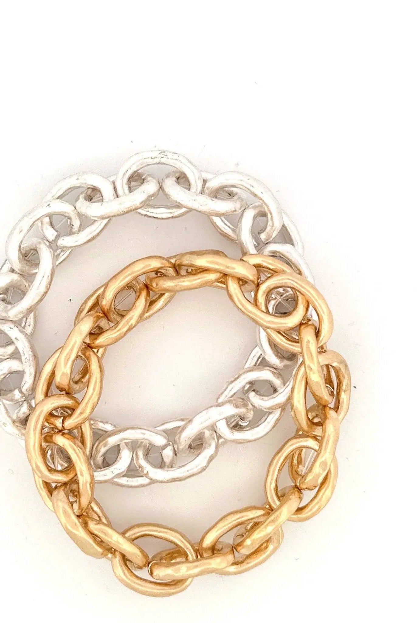 Nette Road Wholesale Chain Link Stretch Bracelet - Bracelets