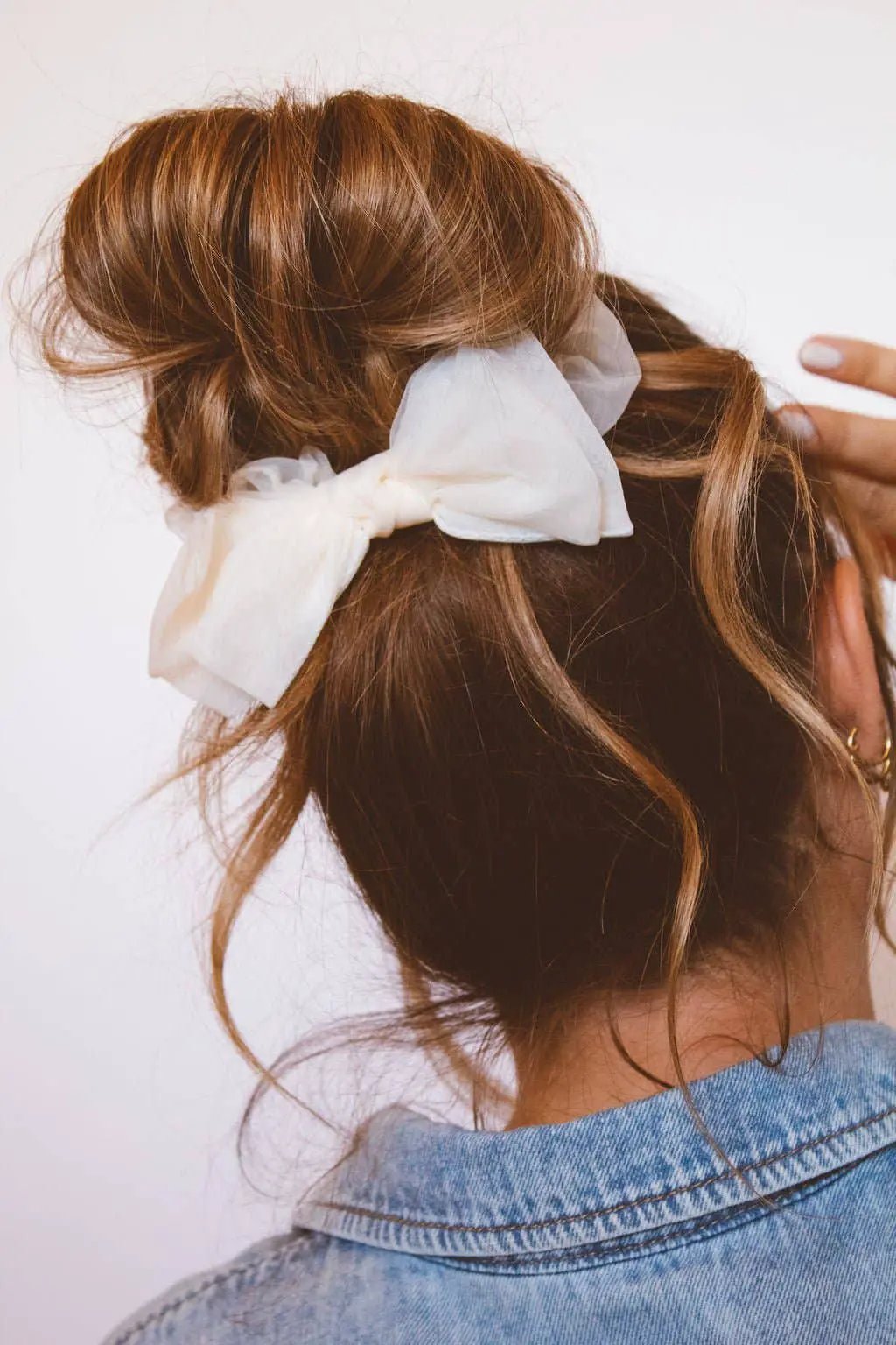 Shop ANDi Perfect Chiffon Bow Scrunchie - Ponytail Holders
