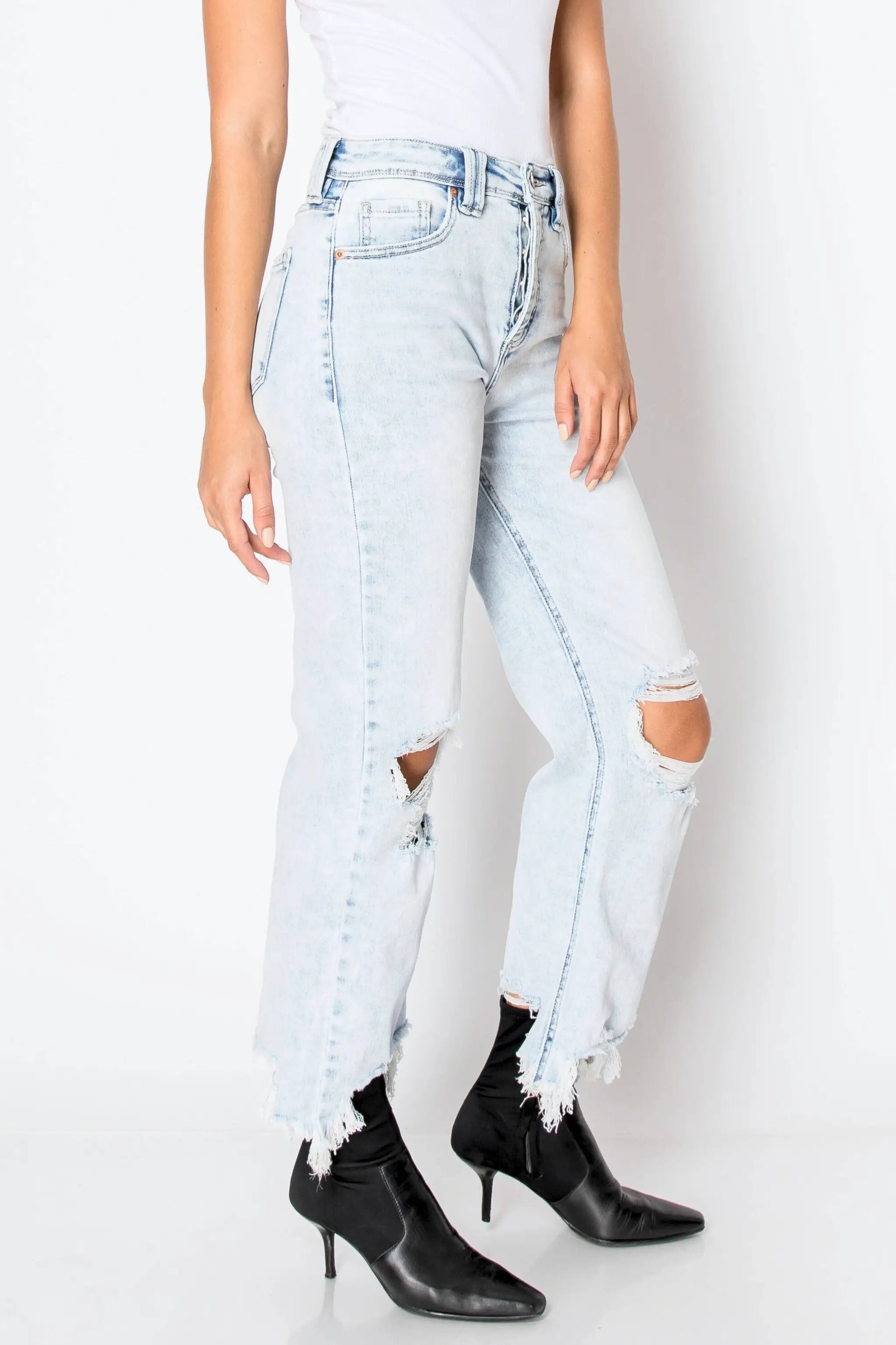 ARTEMIS VINTAGE Artemis Vintage Sculpt & Shape High-Rise Wide Leg Jeans - Jeans