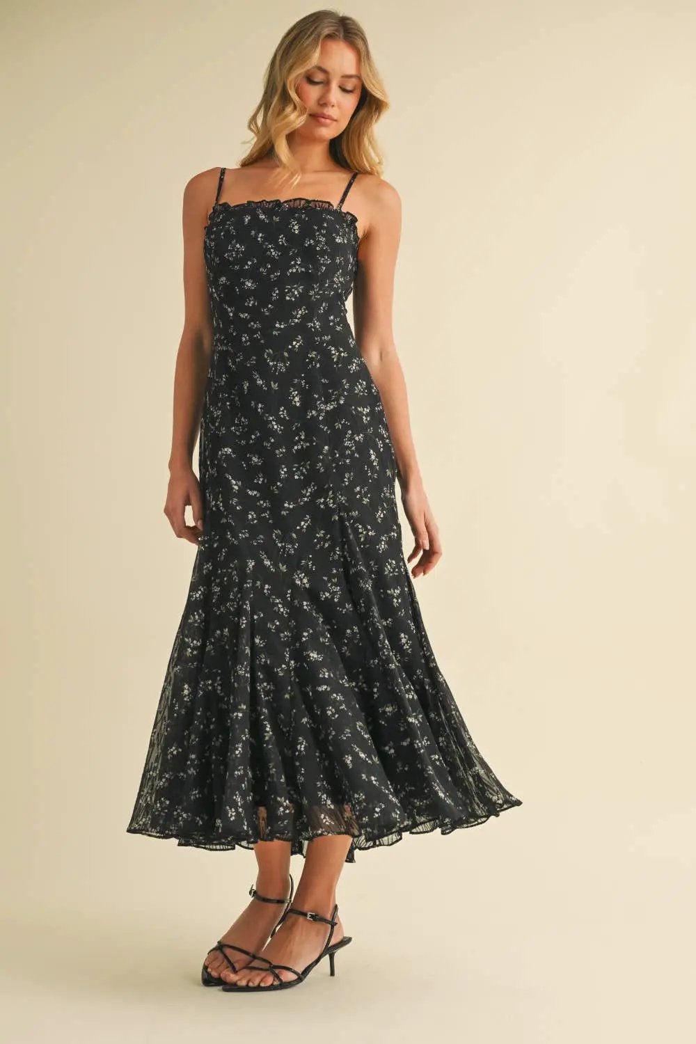 Klesis The Garden Grace Mermaid Midi Dress - Dresses