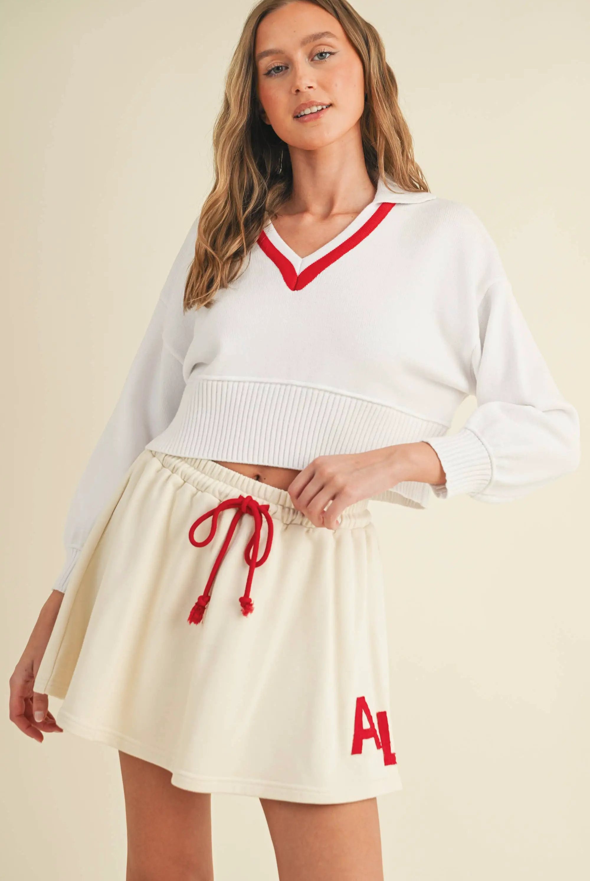 Cloud Ten Cloud Ten - 'AL' Flowy Game Day Skirt - Skirts