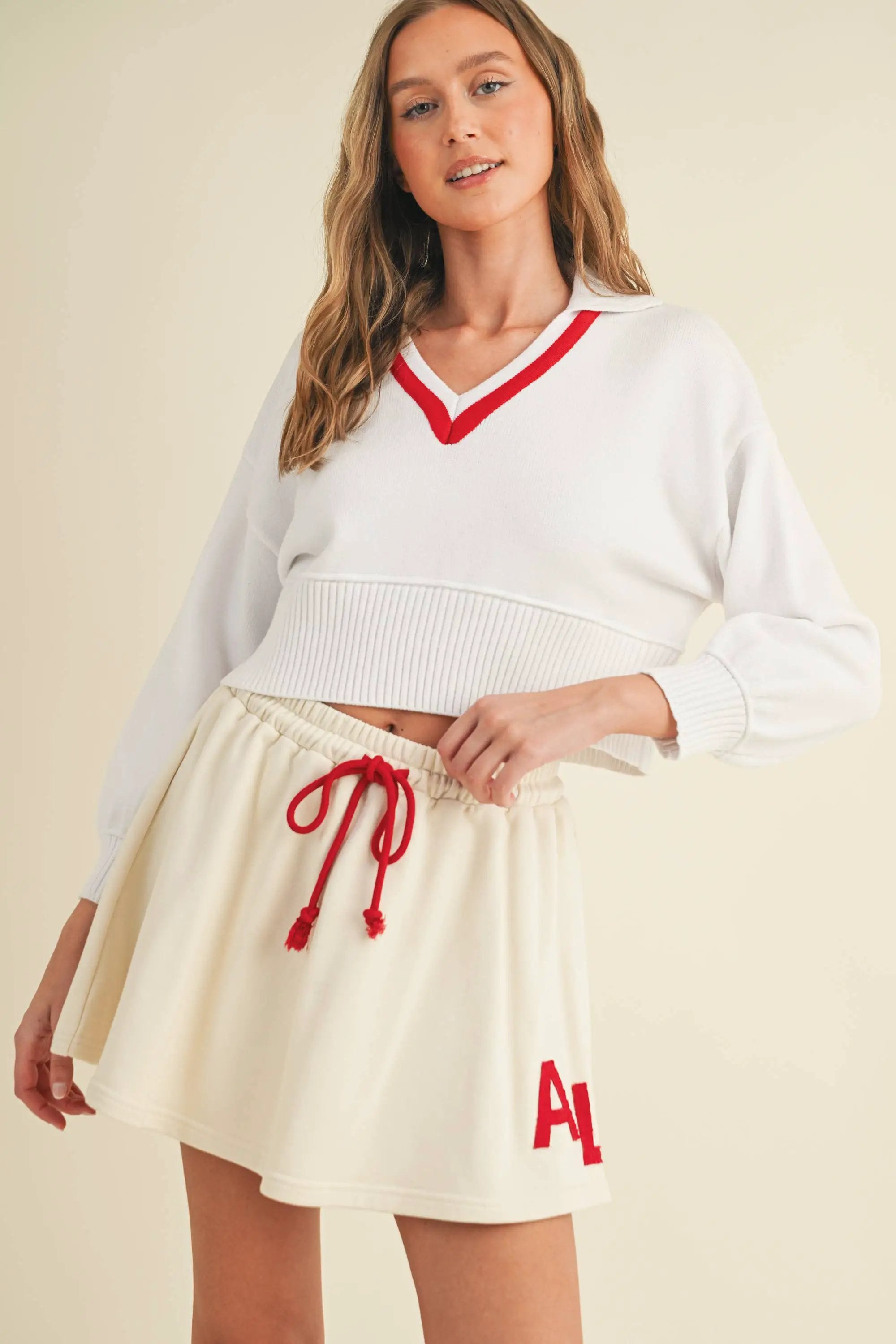 Cloud Ten Cloud Ten - 'AL' Flowy Game Day Skirt - Skirts