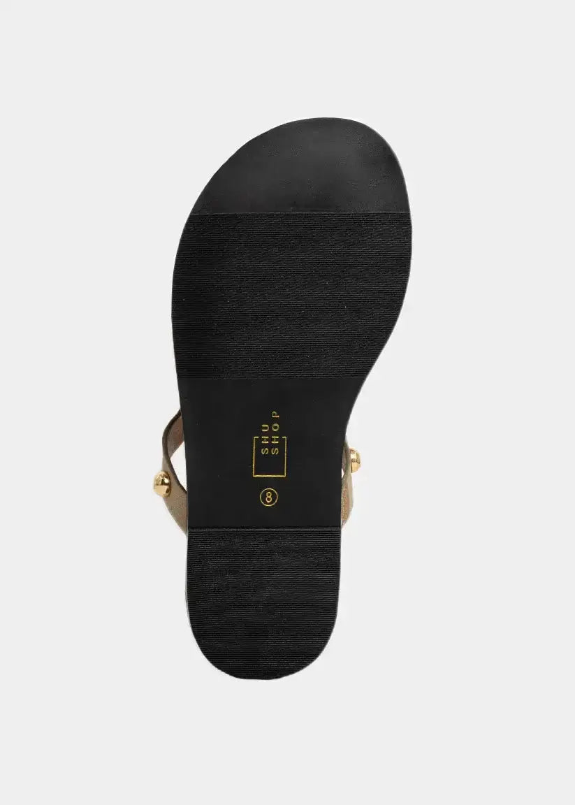 Shu Shop Shu Shop DAPHNE: Taupe - Sandals