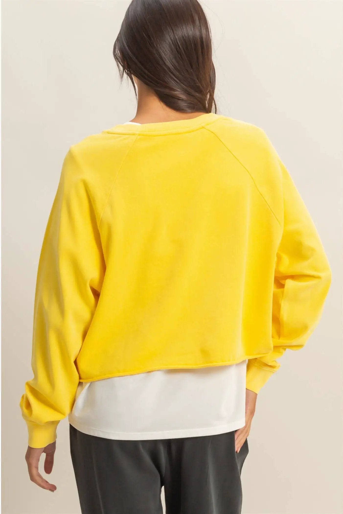 HYFVE HYFVE - Banana Cream Raglan Long Sleeve Top - Shirts