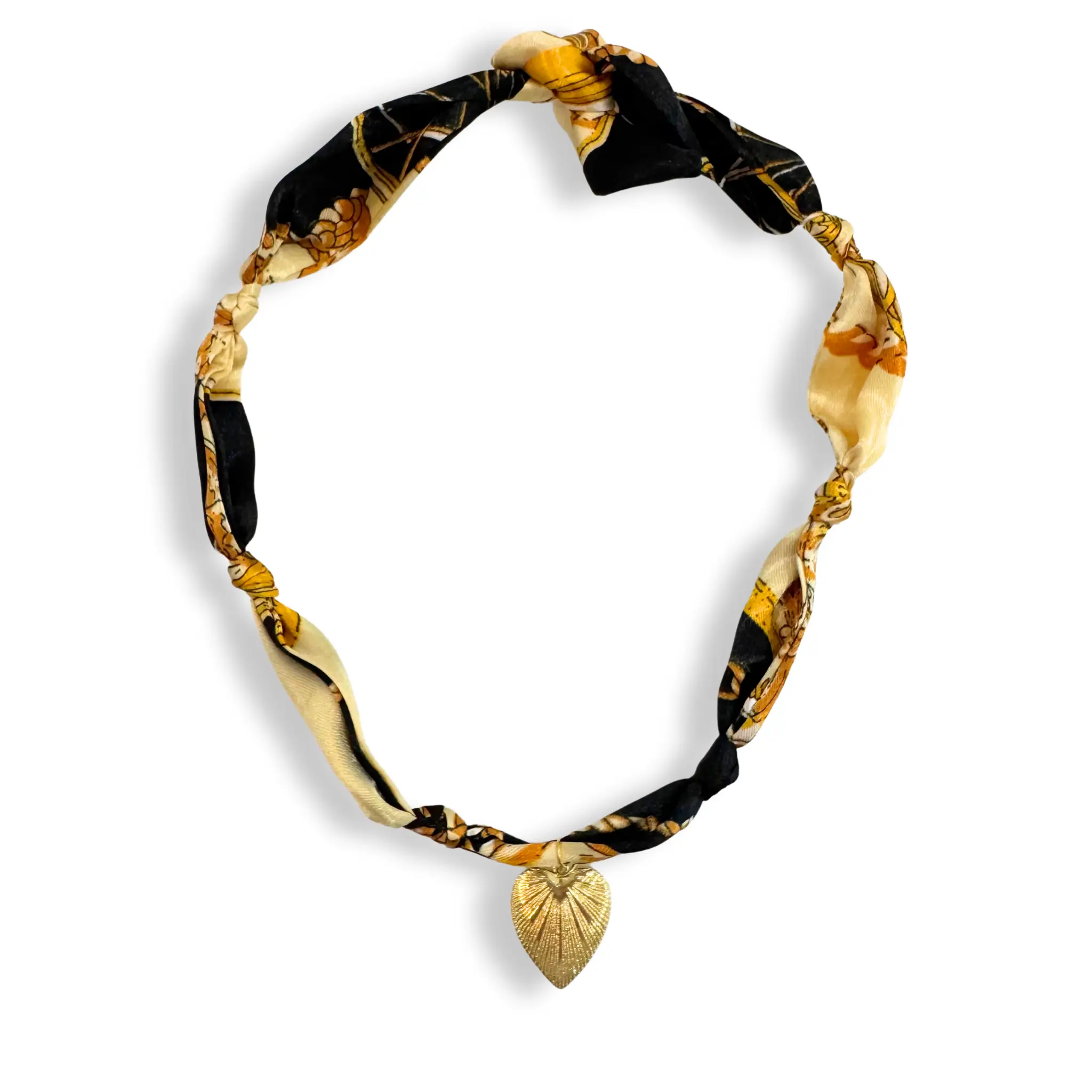 Savvy Bling Satin Scarf Charm Necklaces - Necklaces