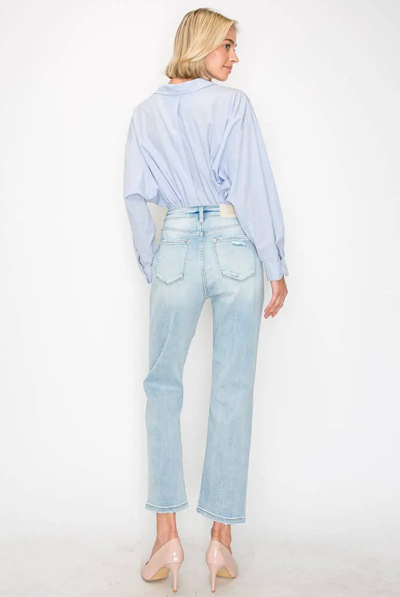 ARTEMIS VINTAGE Artemis Vintage High Rise Straight Jeans - Jeans