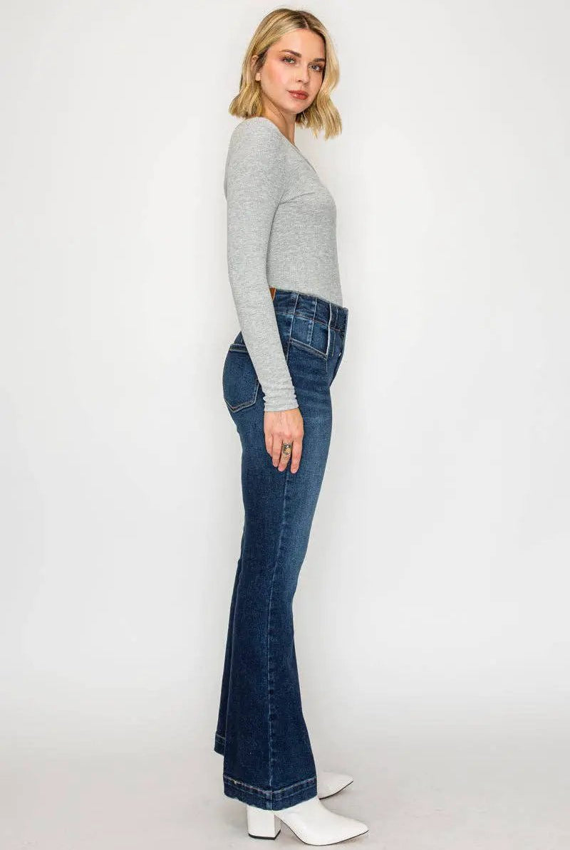 ARTEMIS VINTAGE Artemis Vintage “Curve Authority” Tummy Control + Hip Lifter Modern Flare Jeans - Jeans