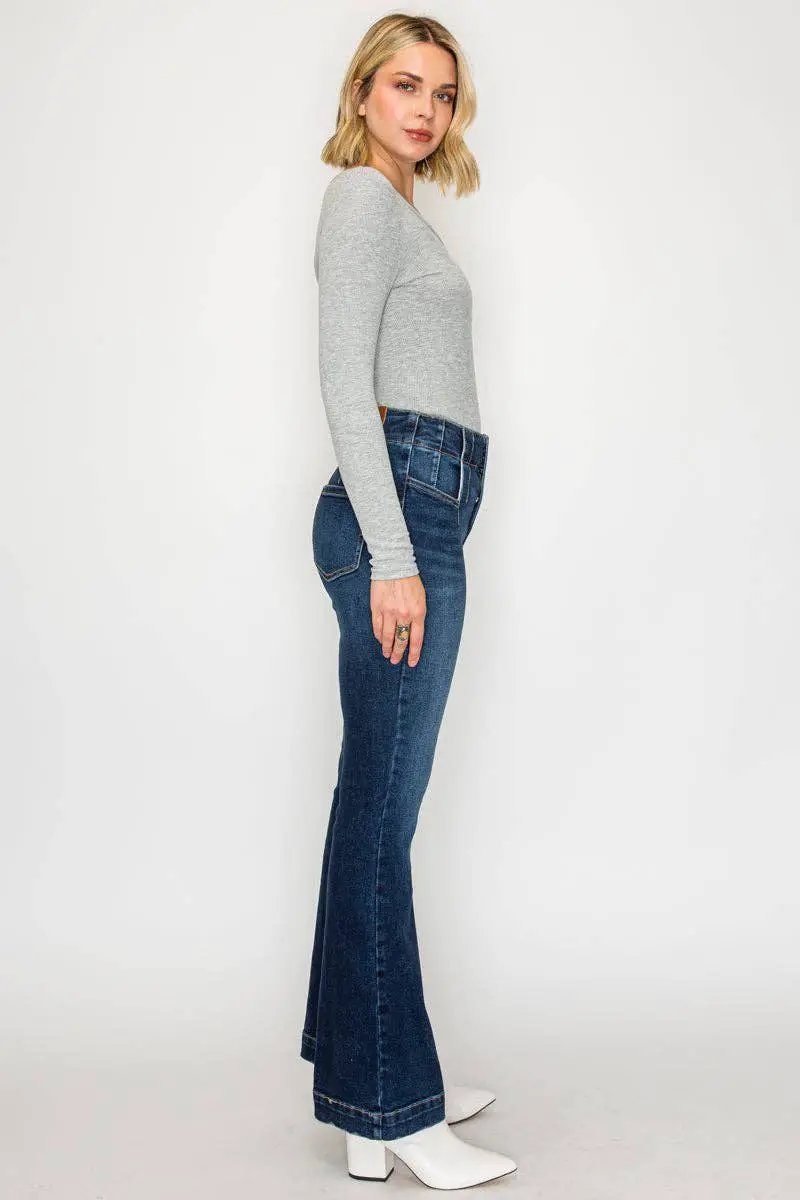 ARTEMIS VINTAGE Artemis Vintage “Curve Authority” Tummy Control + Hip Lifter Modern Flare Jeans - Jeans