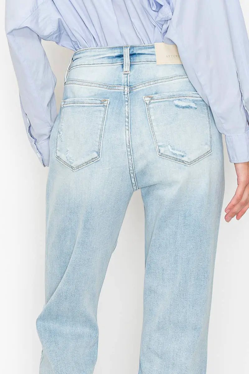 ARTEMIS VINTAGE Artemis Vintage High Rise Straight Jeans - Jeans
