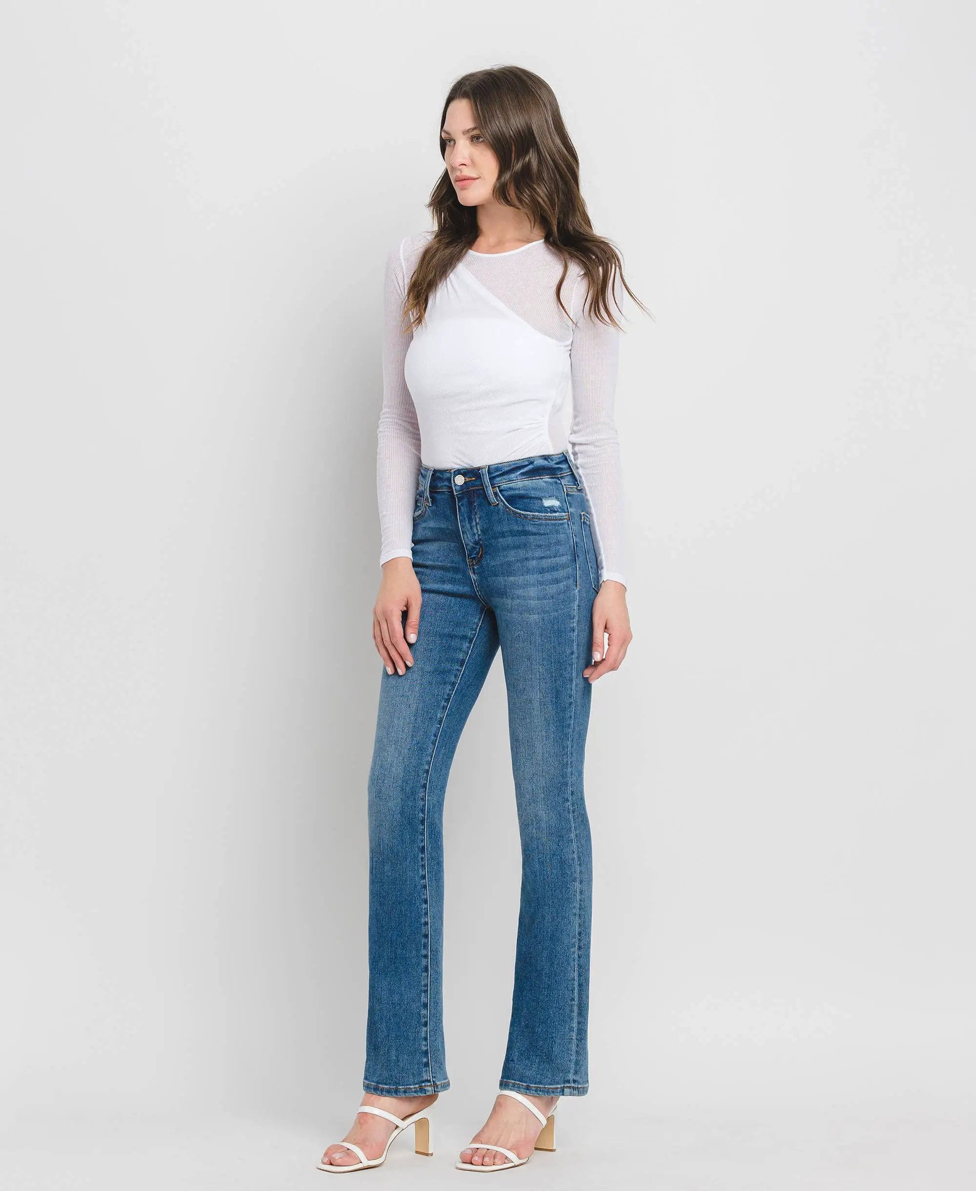 VERVET by FLYING MONKEY VERVET High Rise Bootcut Jeans - Jeans