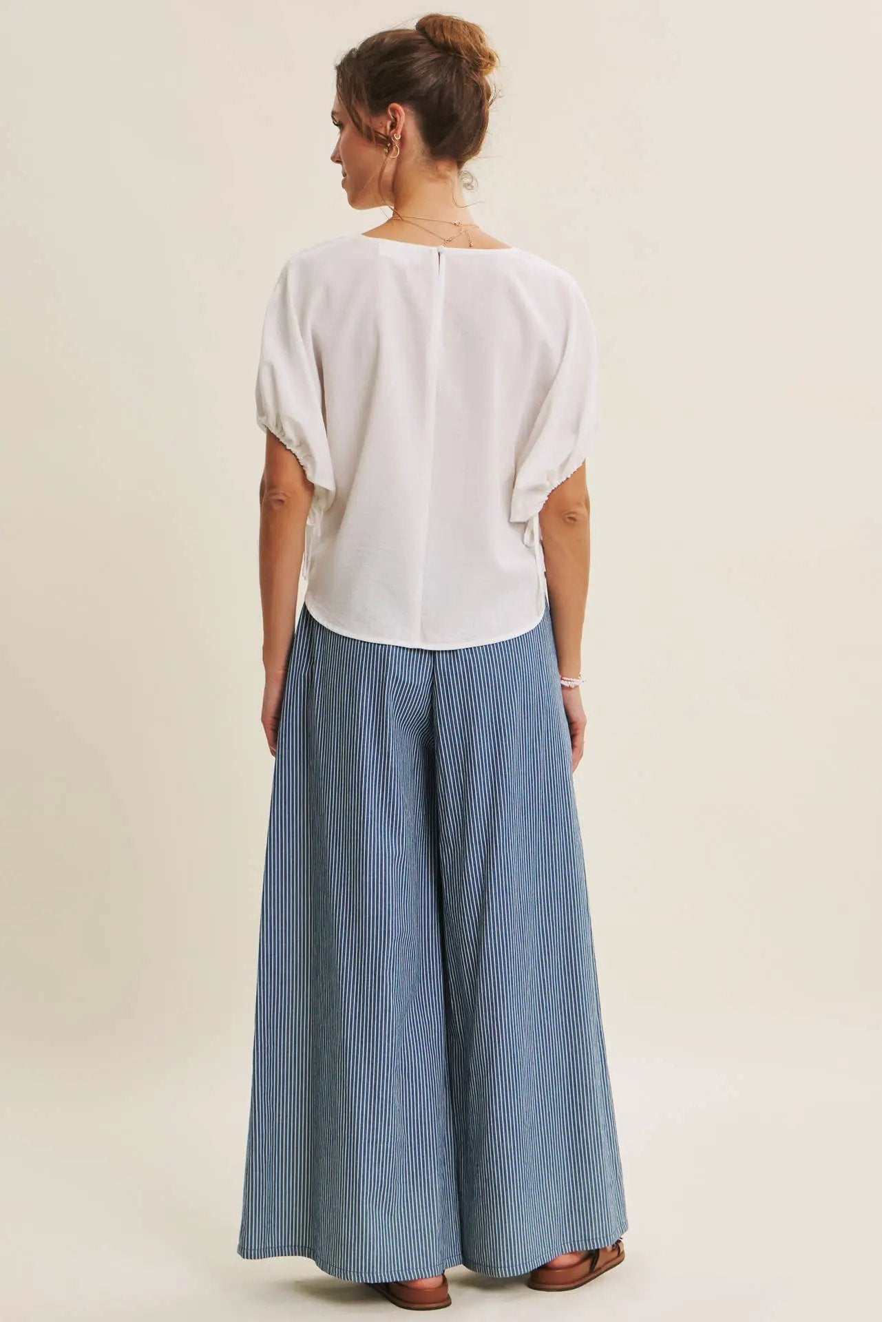in february The Light & Lovely Dolman Blouse: Off White - Blouses