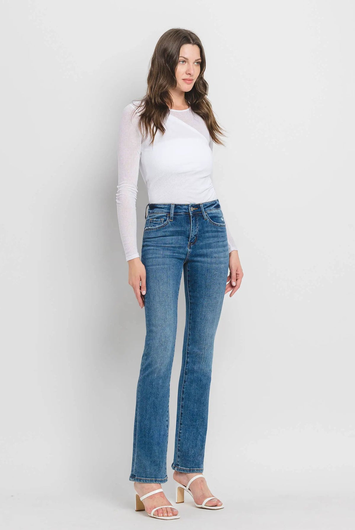 VERVET by FLYING MONKEY VERVET High Rise Bootcut Jeans - Jeans