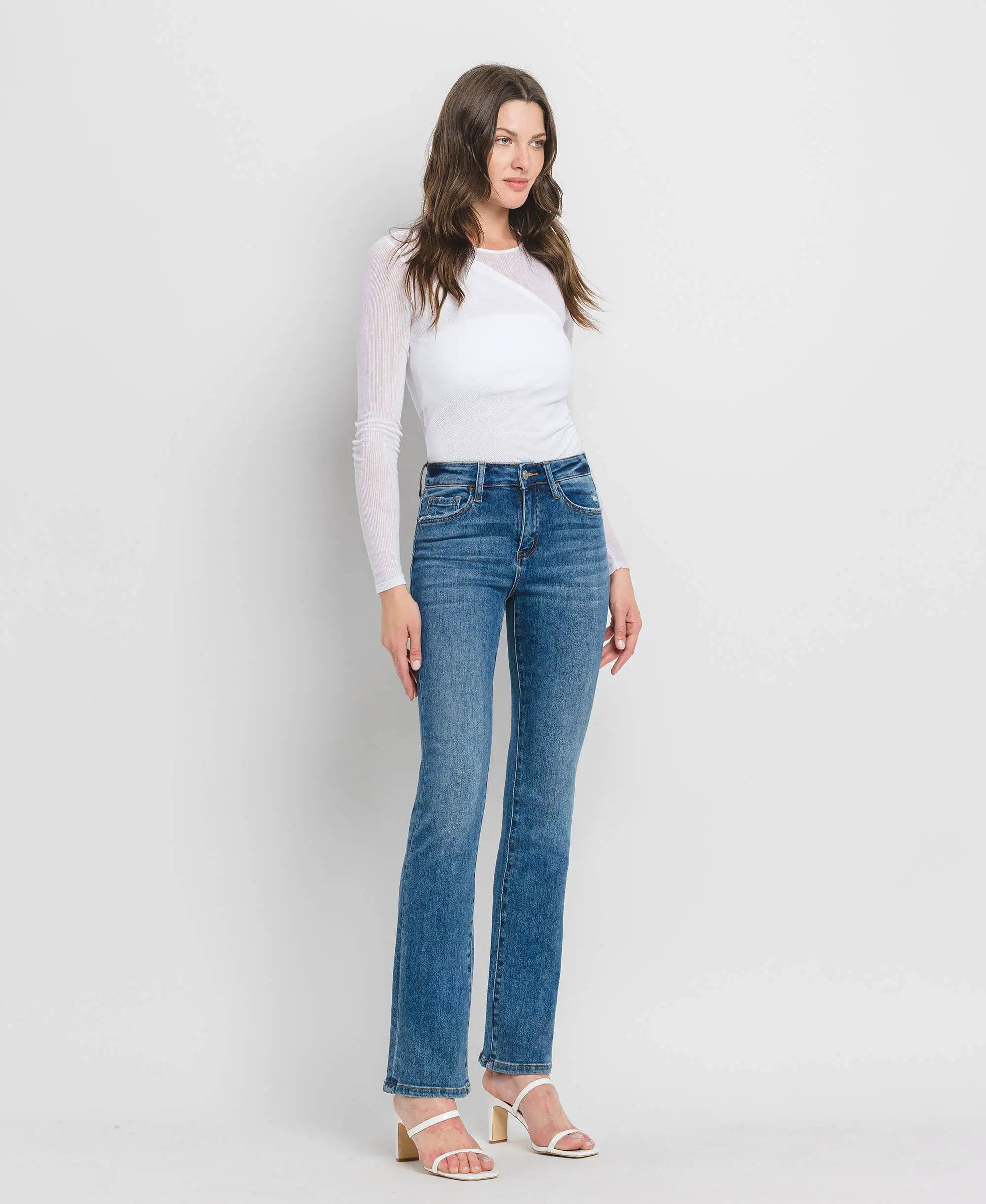 VERVET by FLYING MONKEY VERVET High Rise Bootcut Jeans - Jeans