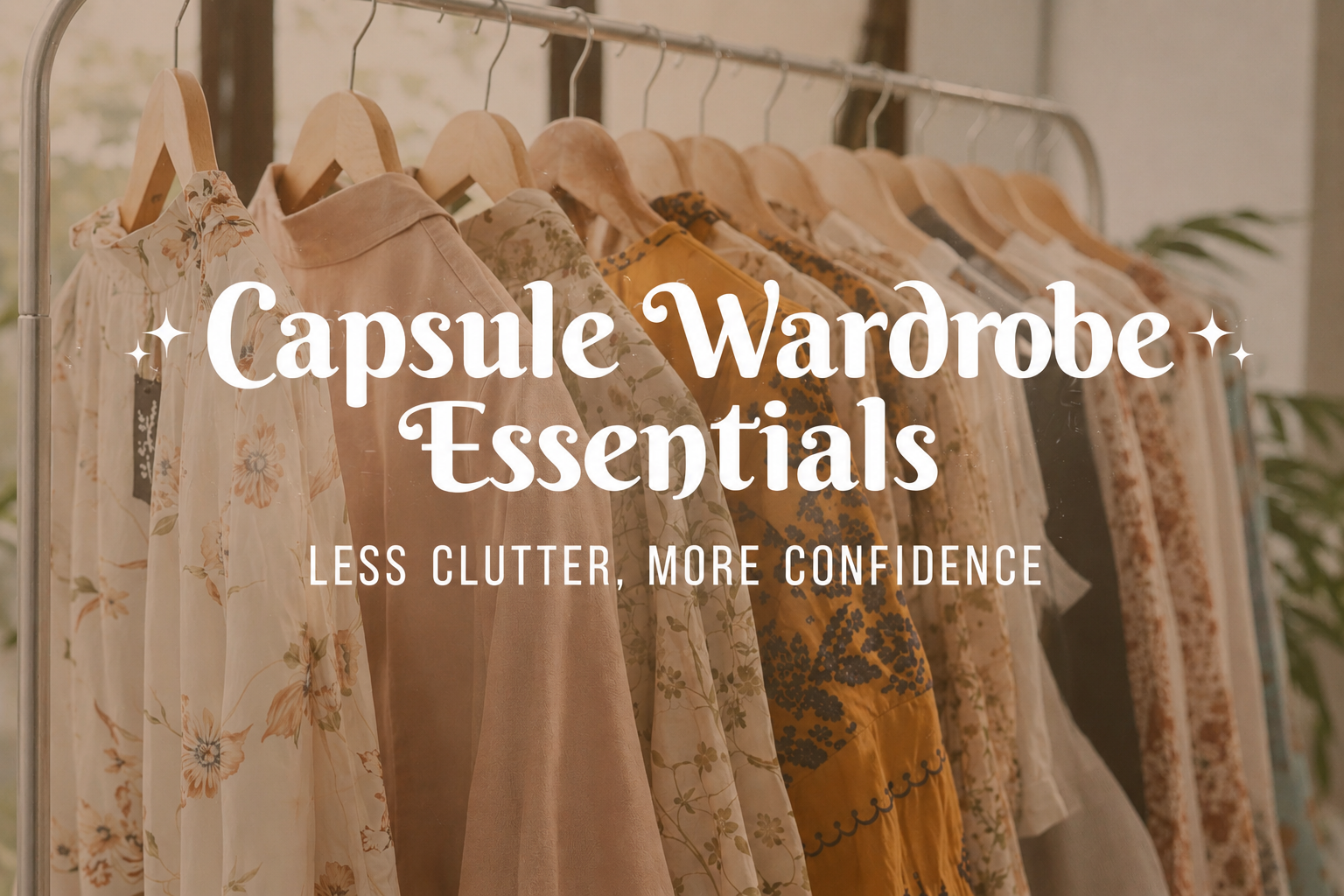 The Capsule Wardrobe Era: Less Clutter, More Confidence