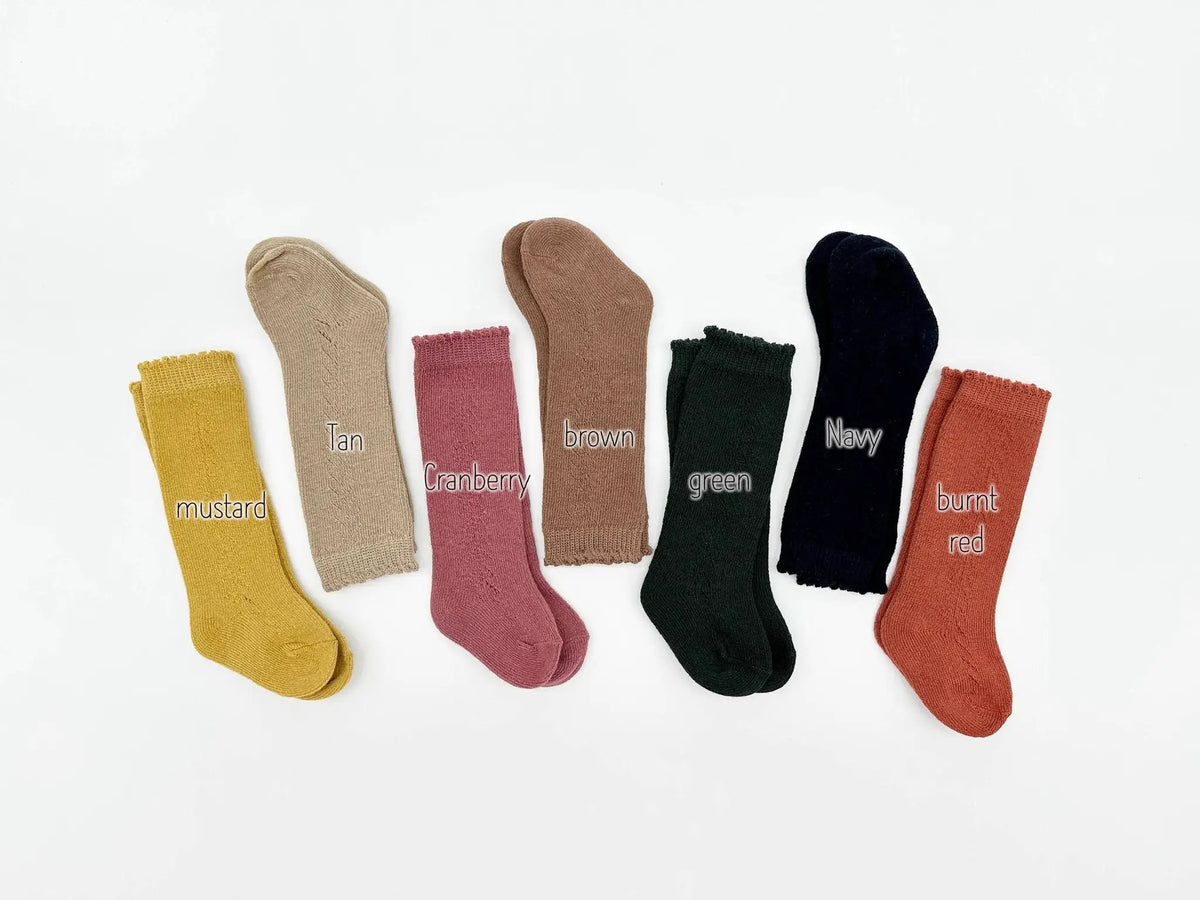 OLIVE & CRADLE Classic Knee-High Socks - Socks