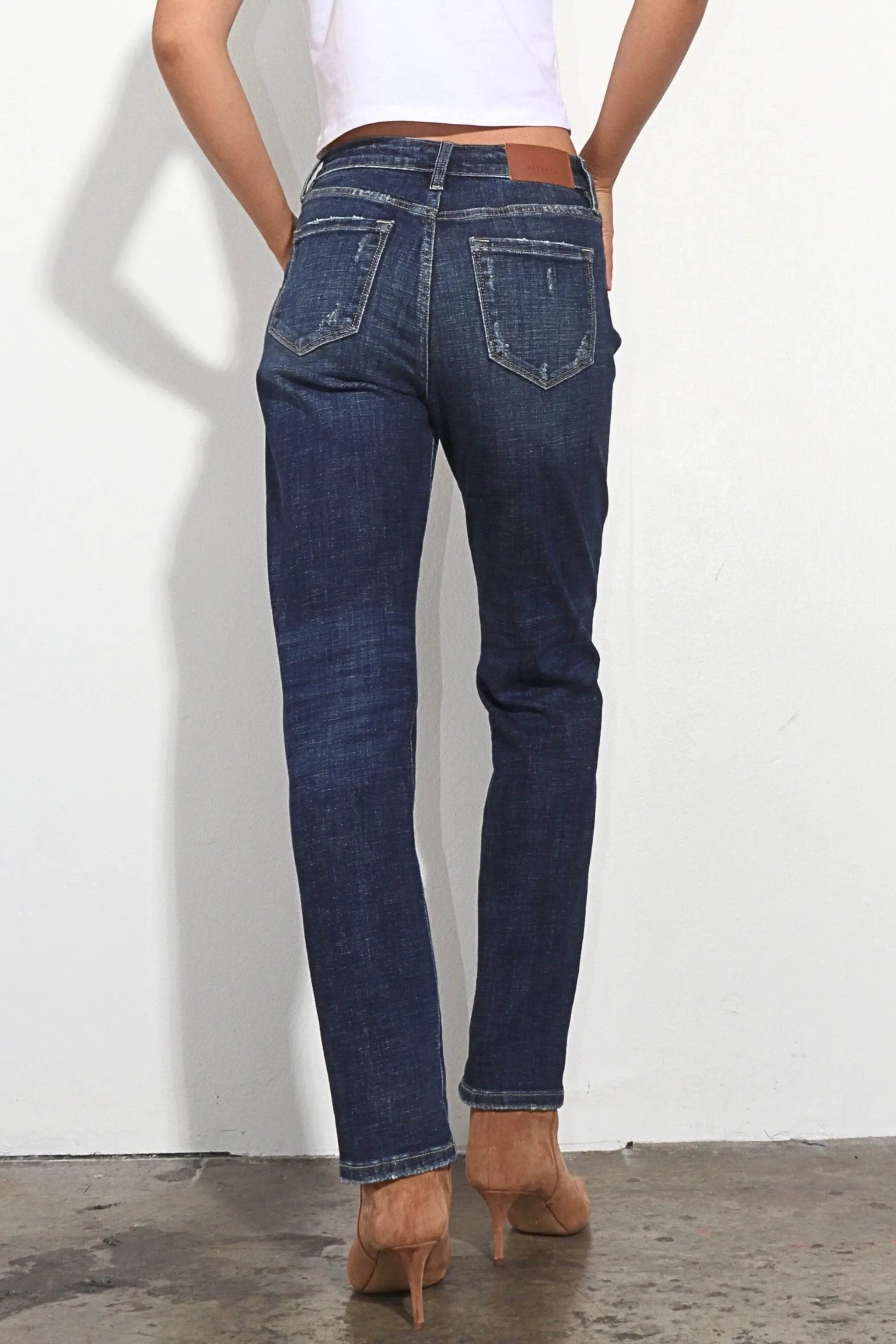 ARTEMIS VINTAGE Artemis Vintage Tummy Control High Rise Stretch Straight Jean - Jeans