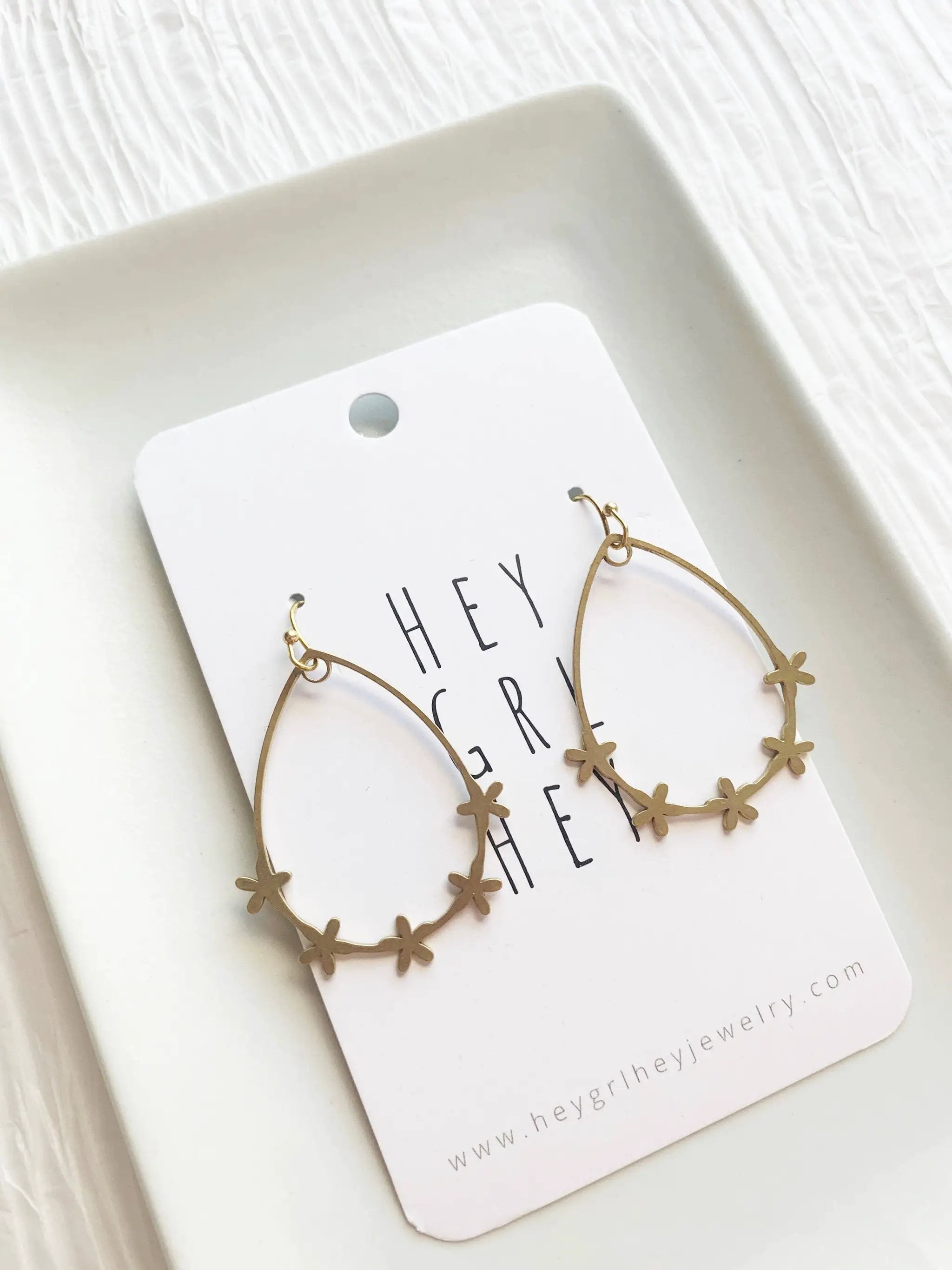 Hey Grl Hey Jewelry The Joan Earrings - Earrings