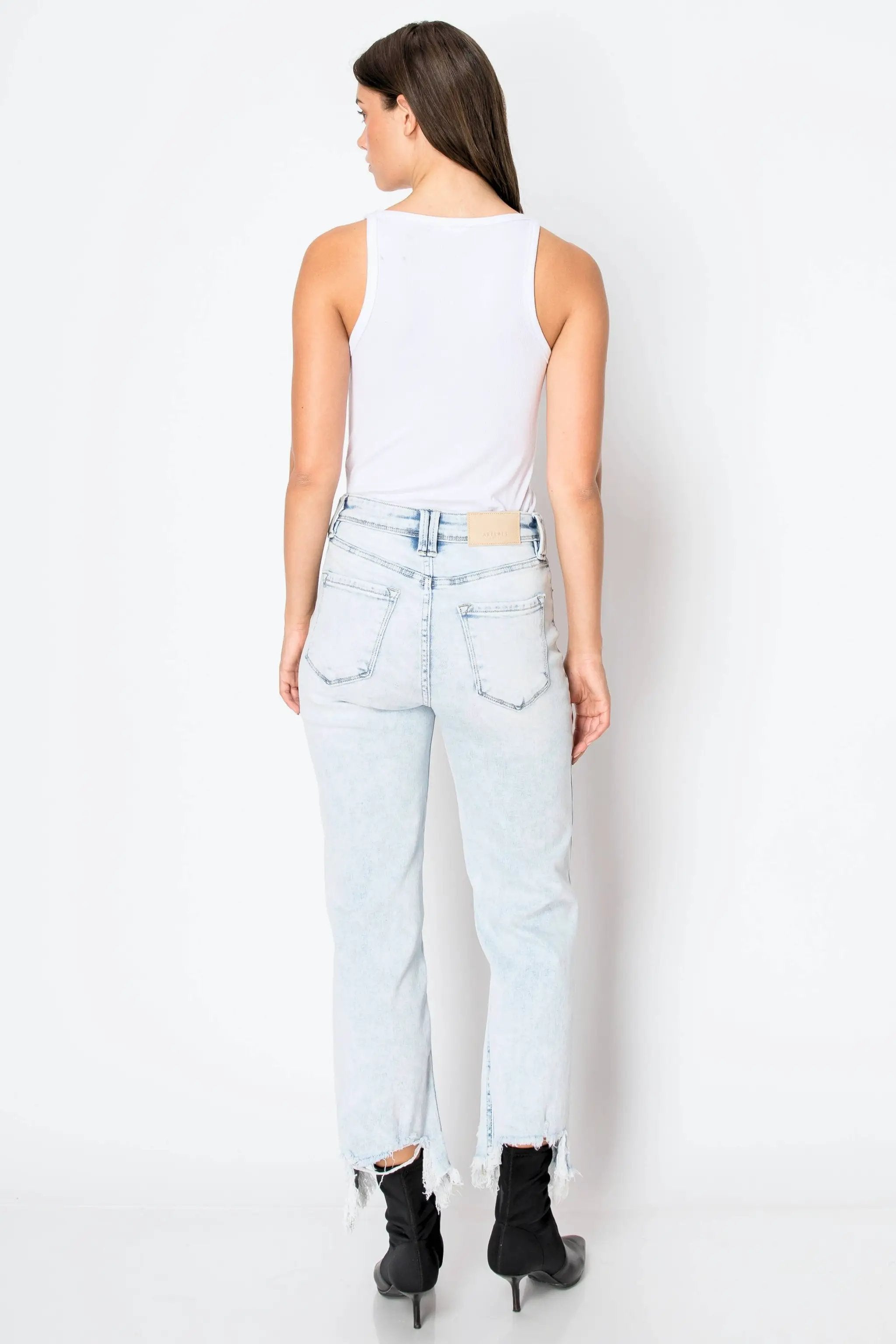 ARTEMIS VINTAGE Artemis Vintage Sculpt & Shape High-Rise Wide Leg Jeans - Jeans