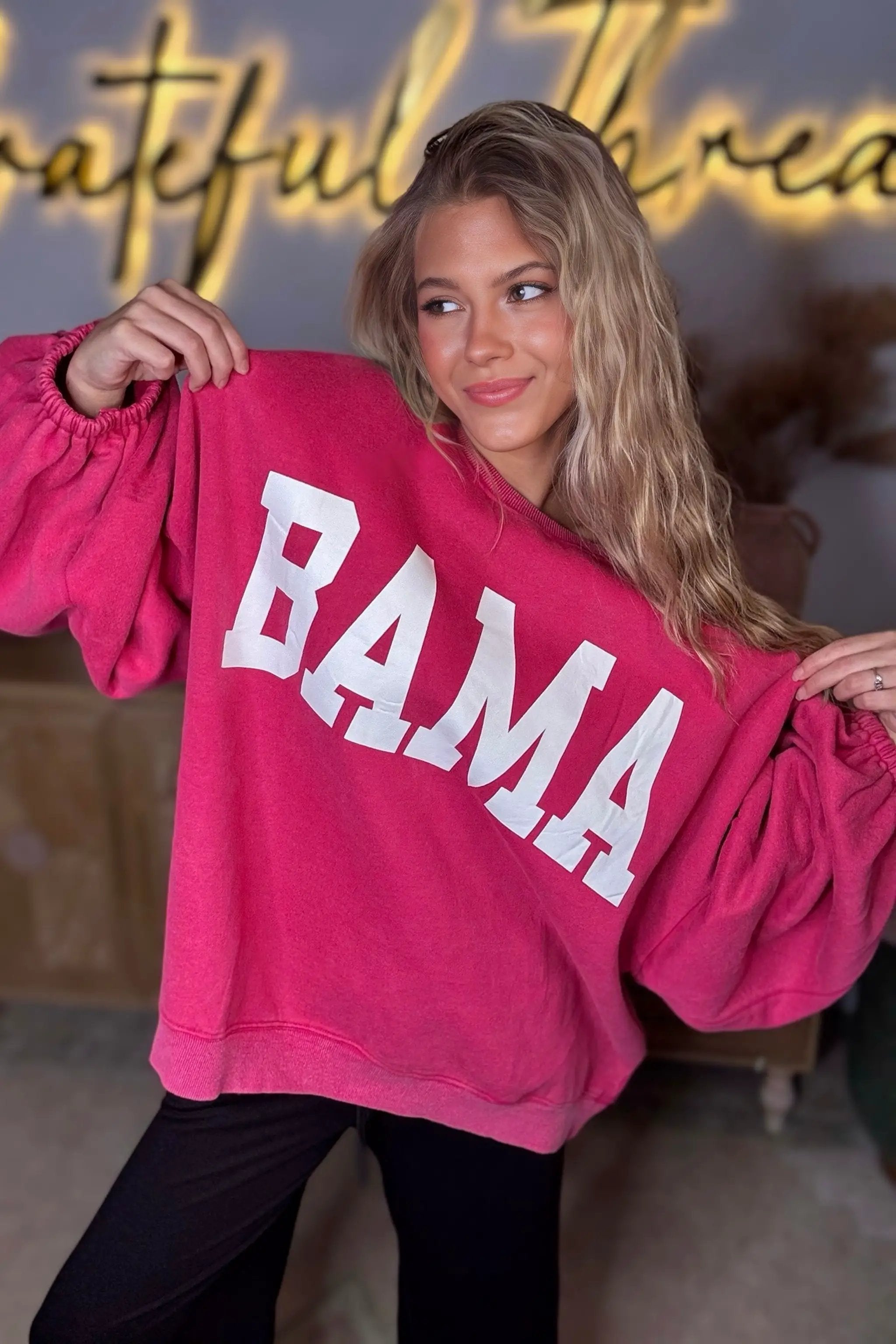 Oddi BAMA Bubble Sleeve Sweatshirt - Sweatshirts BAMA BUBBLE SLEEVE SWEATSHIRT