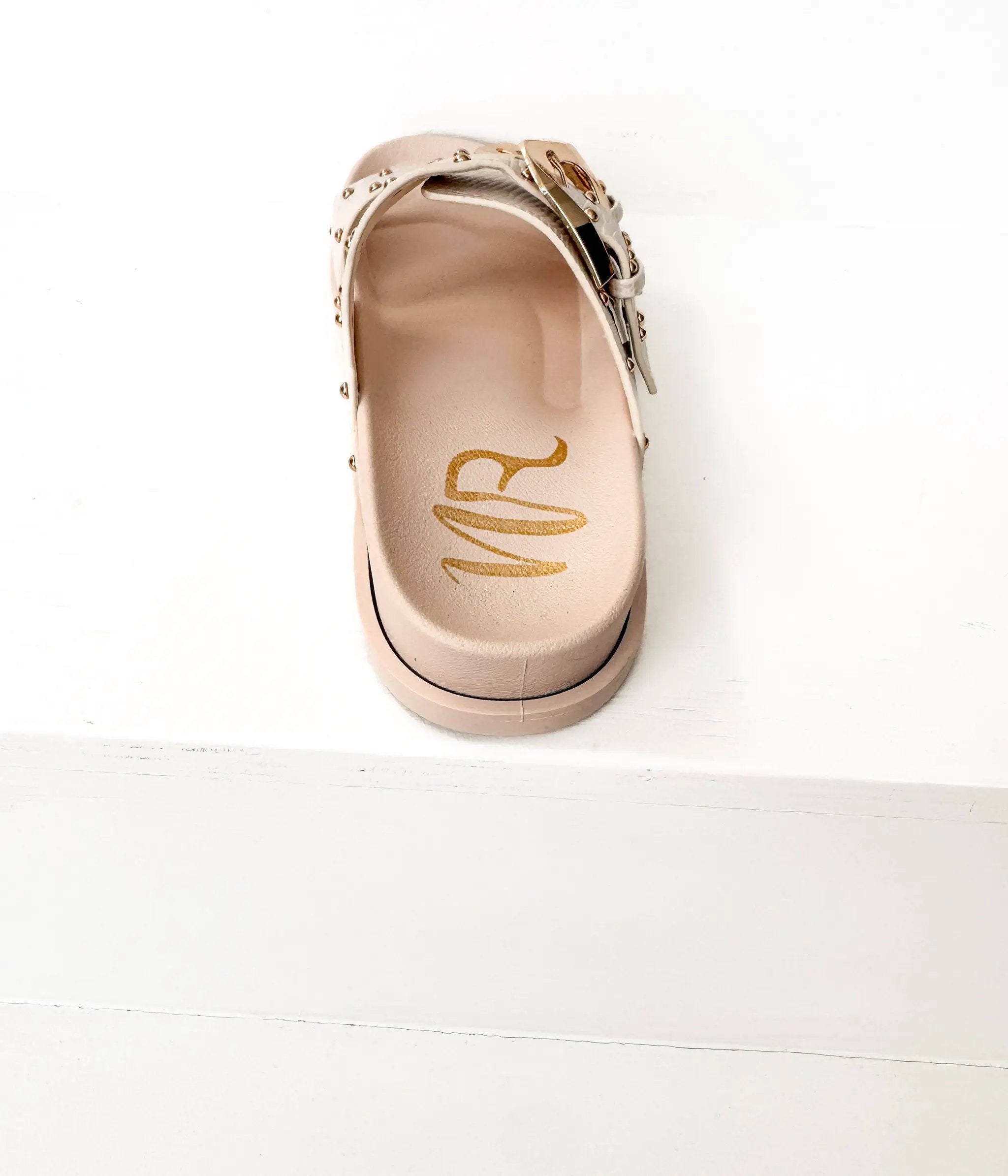 Naughty Monkey The Marigold Sandals: Cream - Sandals