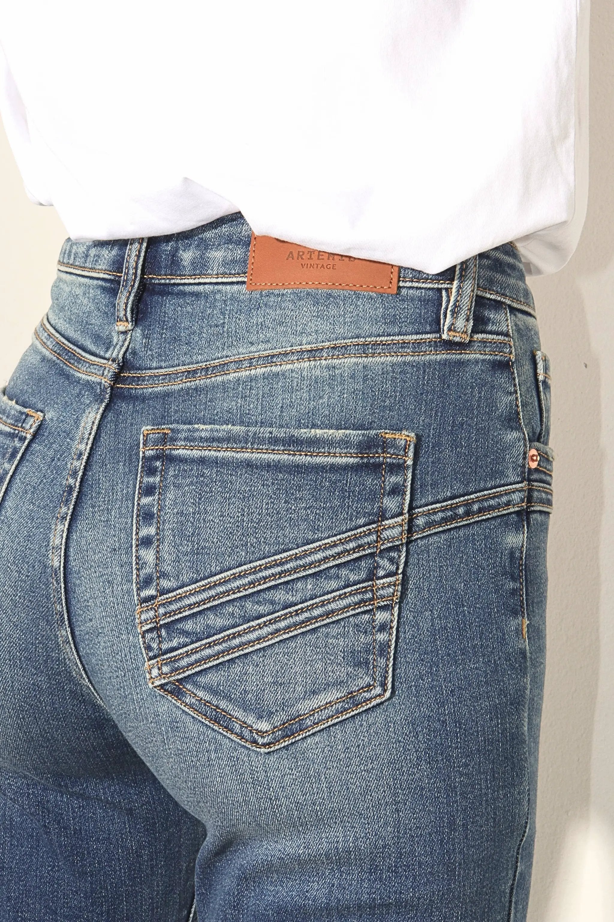 ARTEMIS VINTAGE Artemis Vintage Western Tummy Control Y2K Bootcut Jeans - Jeans