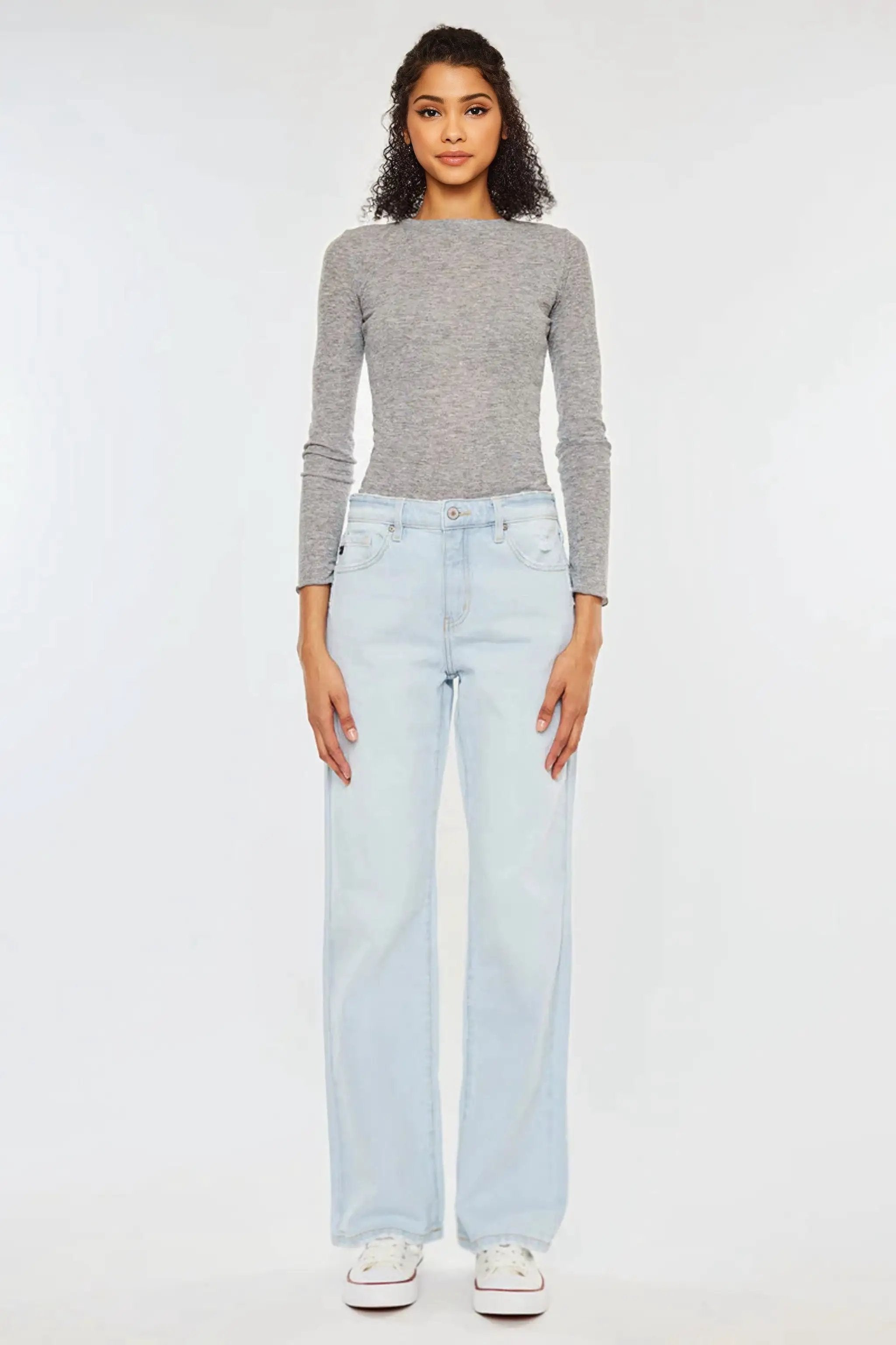 KanCan KanCan Muffy Mid Rise Boyfriend Baggy Jeans - Jeans
