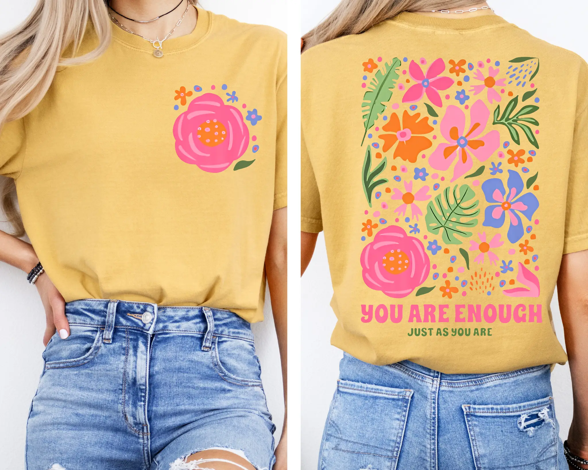 Southern Backroad Tees LLC You Are Enough Just As You Are - T-Shirts
