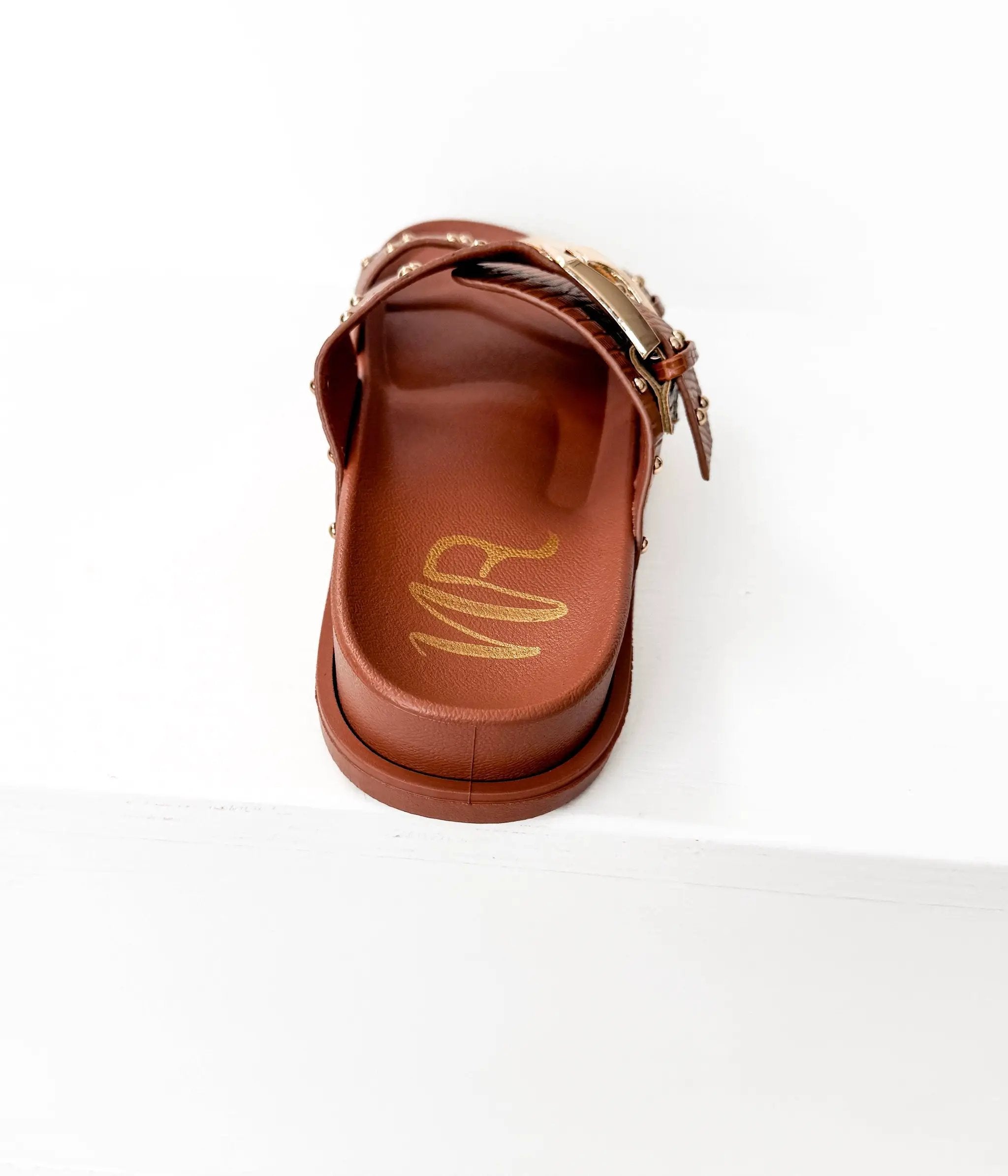 Naughty Monkey The Marigold Sandals: Cognac - Sandals